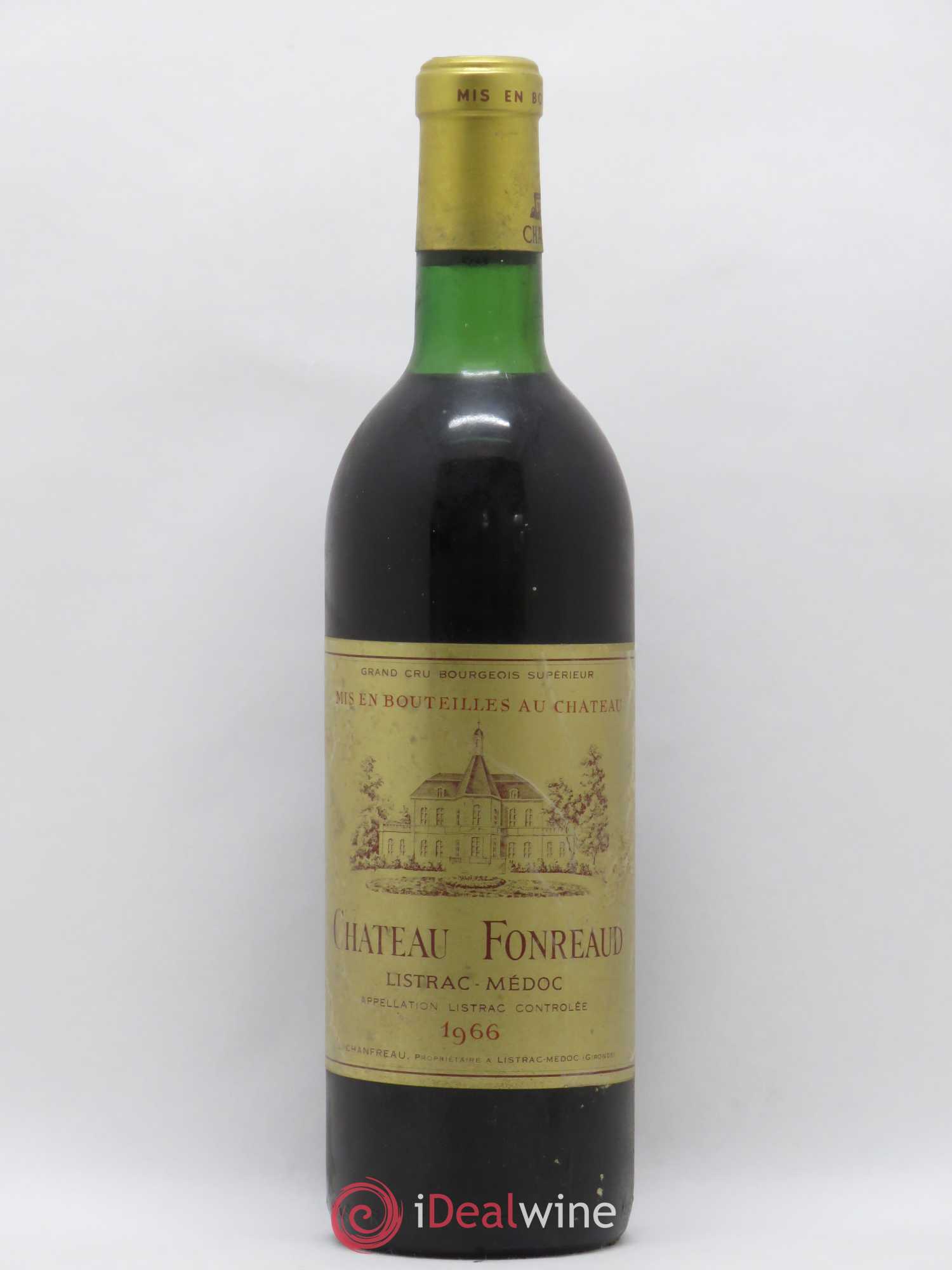 Château Fonréaud Cru Bourgeois 1966 - Lot de 1 bouteille - 0