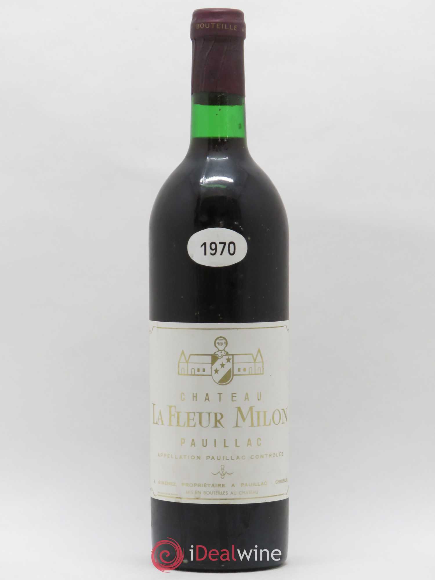 Château la Fleur Milon Cru Bourgeois 1970 - Lot de 1 bouteille - 0