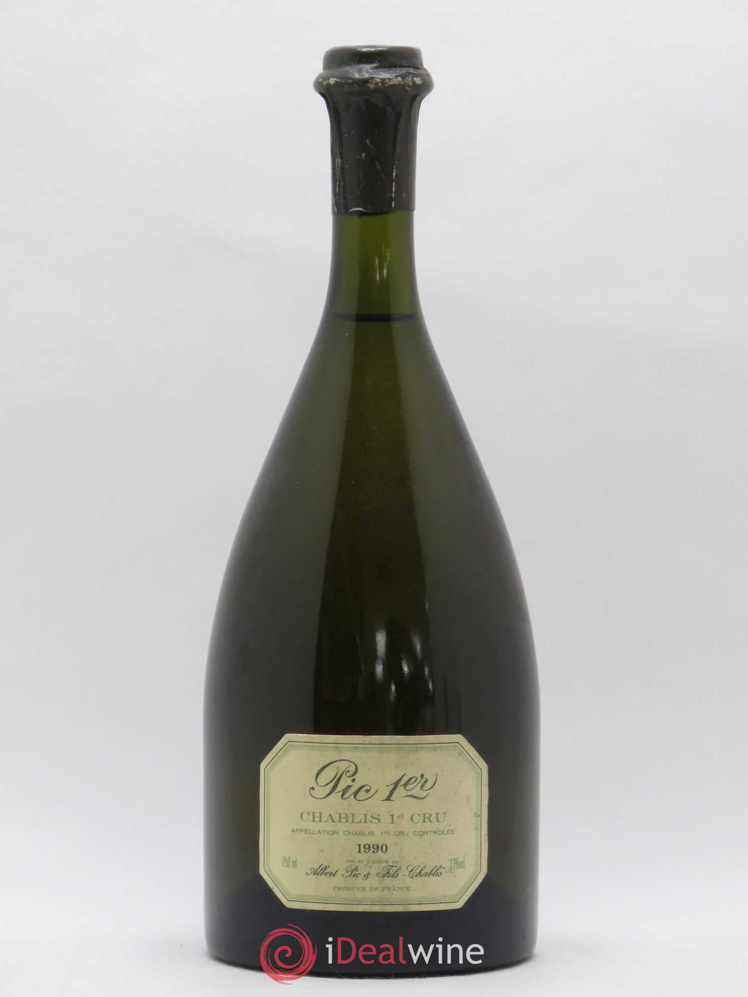 Chablis 1er Cru Albert Pic et Fils 1990 - Posten von 1 Flasche - 0