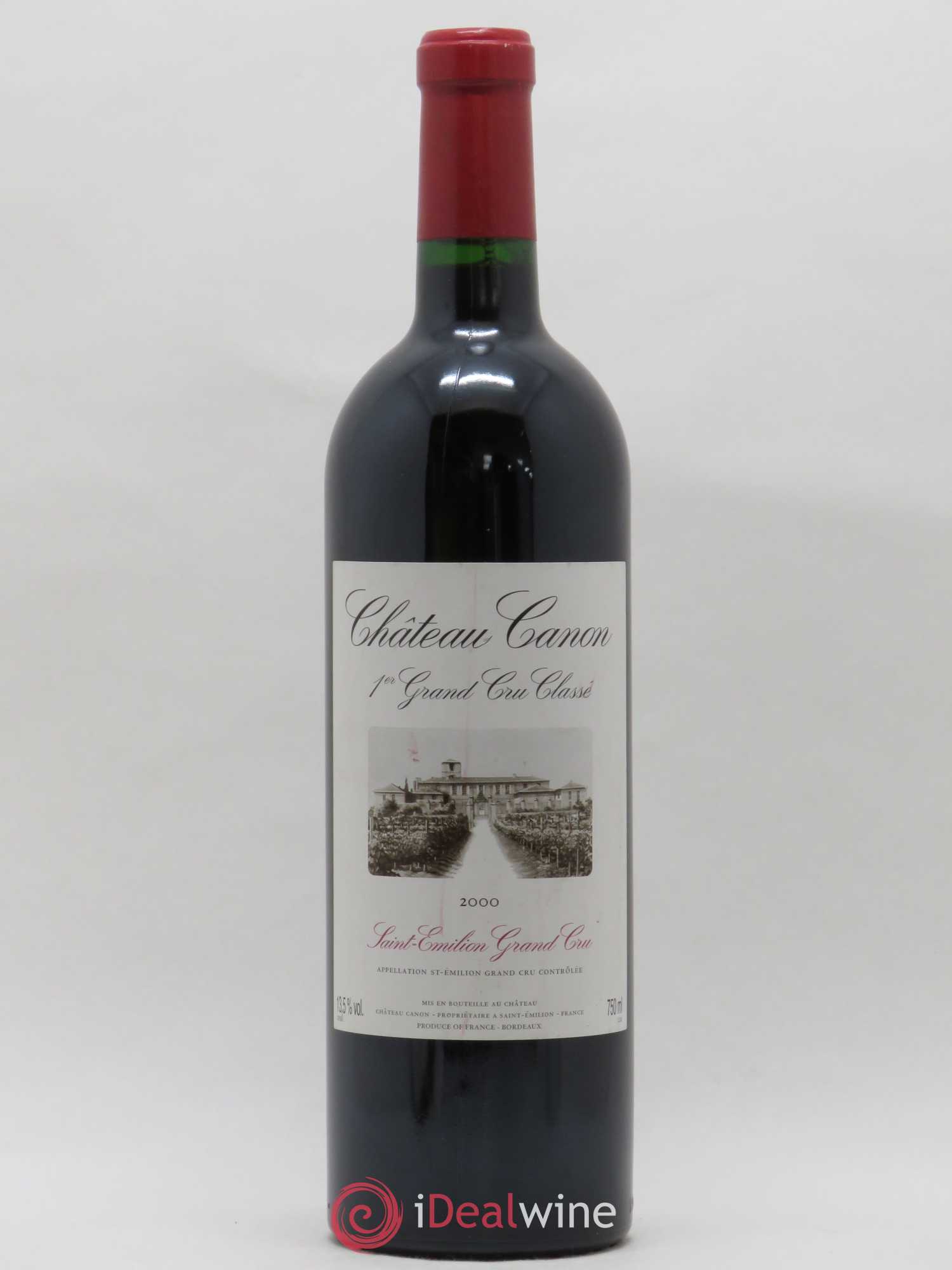 Château Canon 1er Grand Cru Classé B 2000 - Lot de 1 bouteille - 0