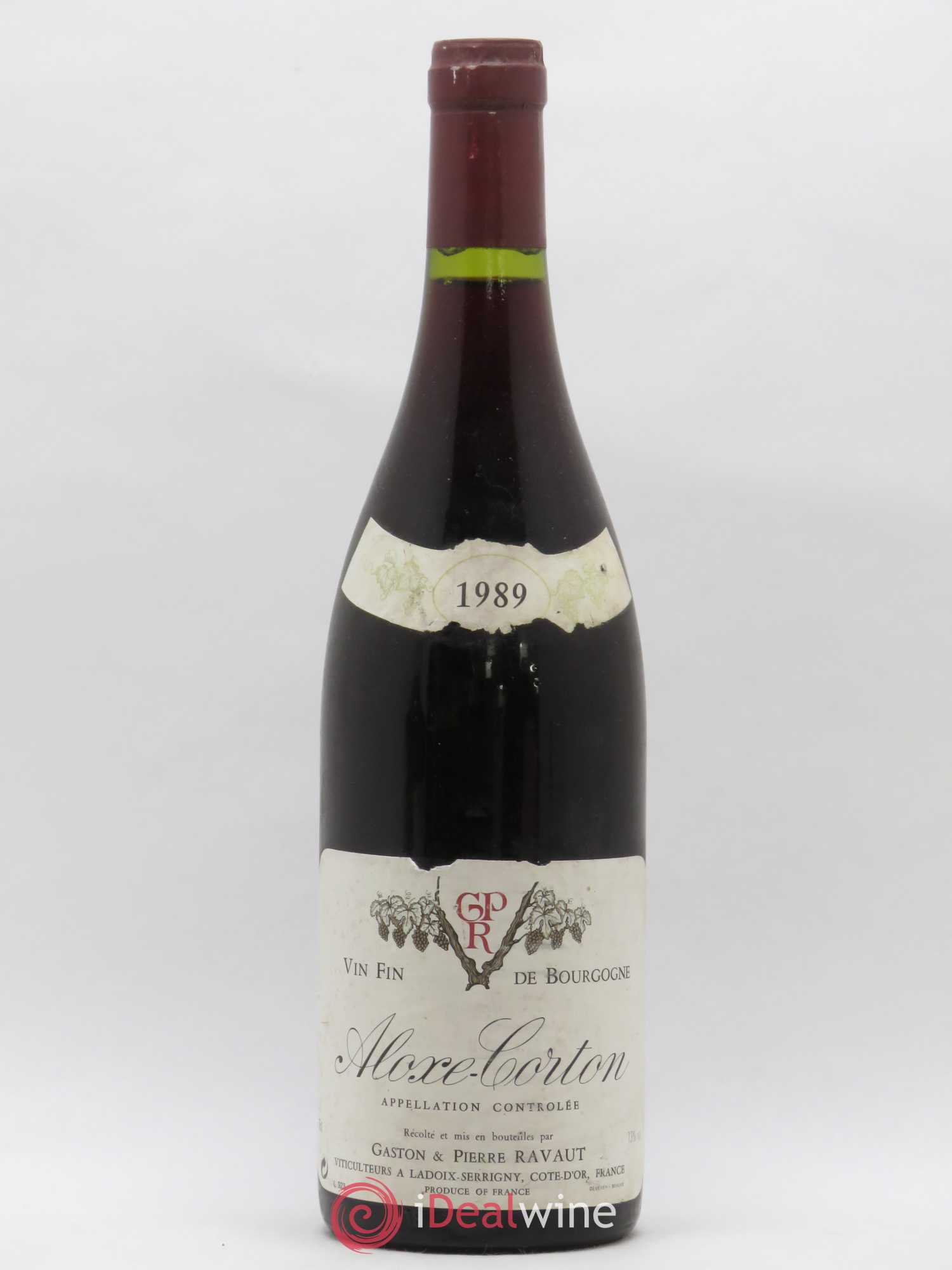 Aloxe-Corton Gaston et Pierre Ravaut 1989 - Lot de 1 bouteille - 0
