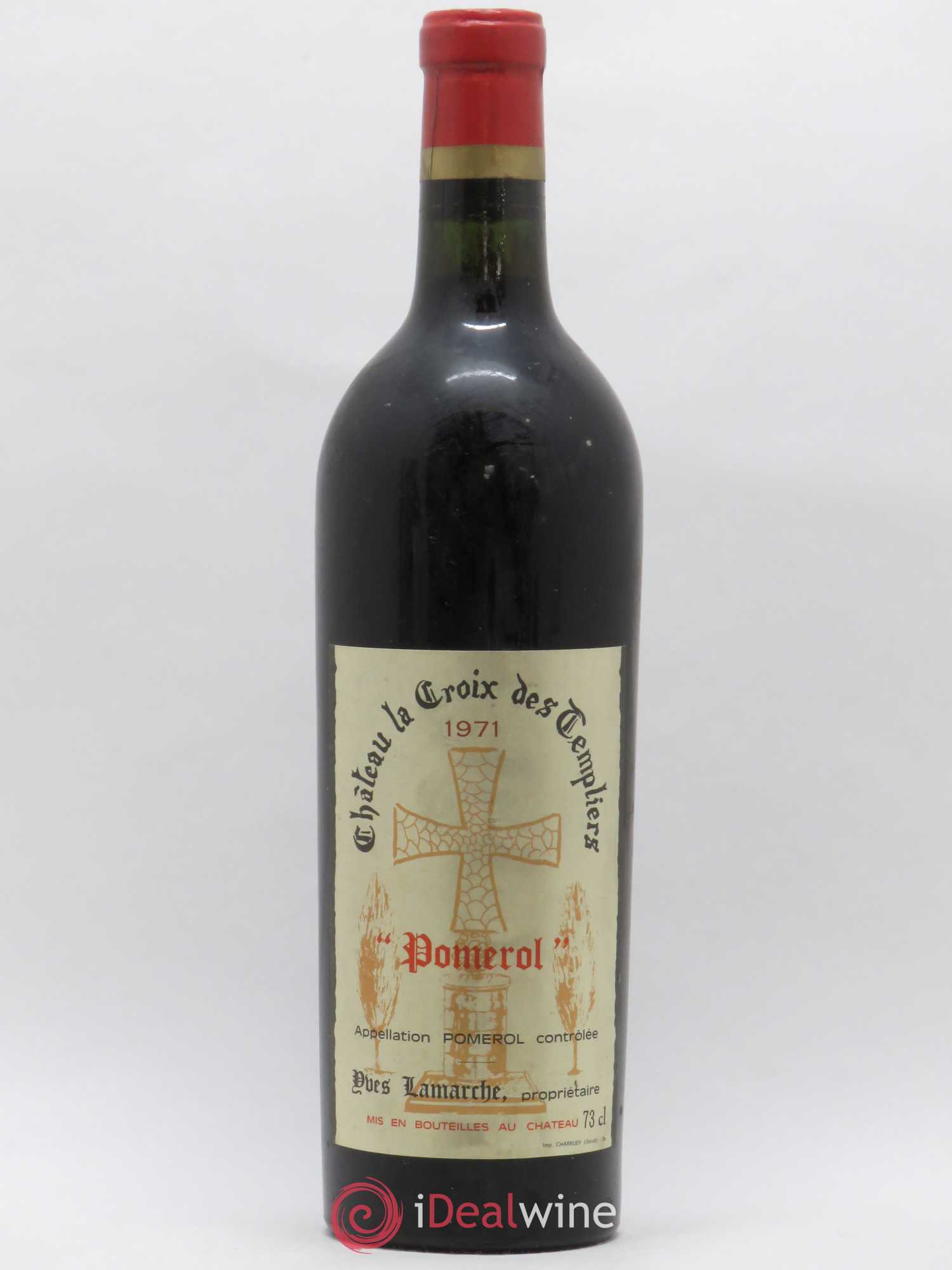 Pomerol Château La Croix des Templiers 1971 - Posten von 1 Flasche - 0