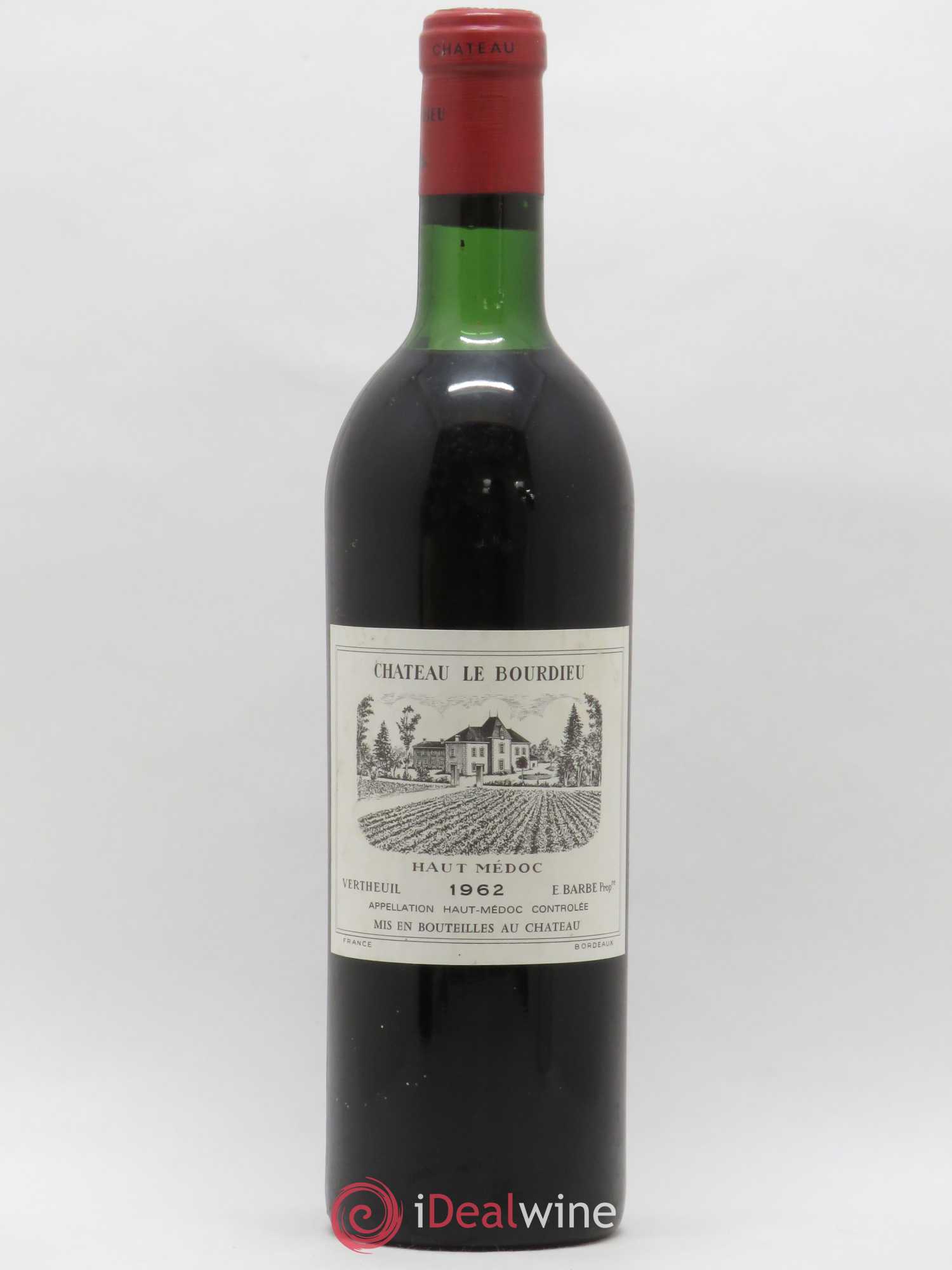 Château le Bourdieu Cru Bourgeois 1962 - Lot de 1 bouteille - 0