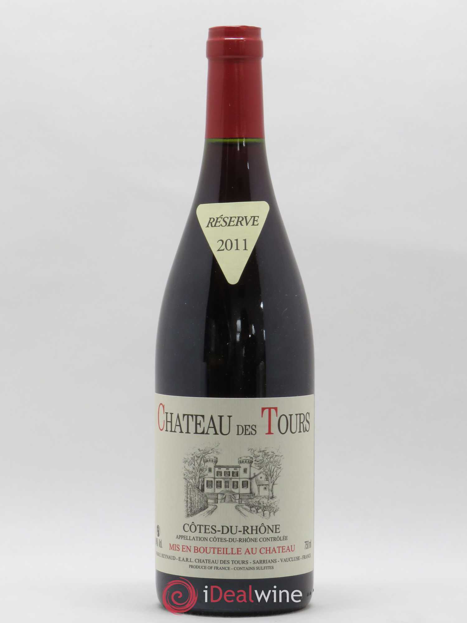Côtes-du-Rhône Château des Tours Emmanuel Reynaud 2011 - Lot de 1 bouteille - 0