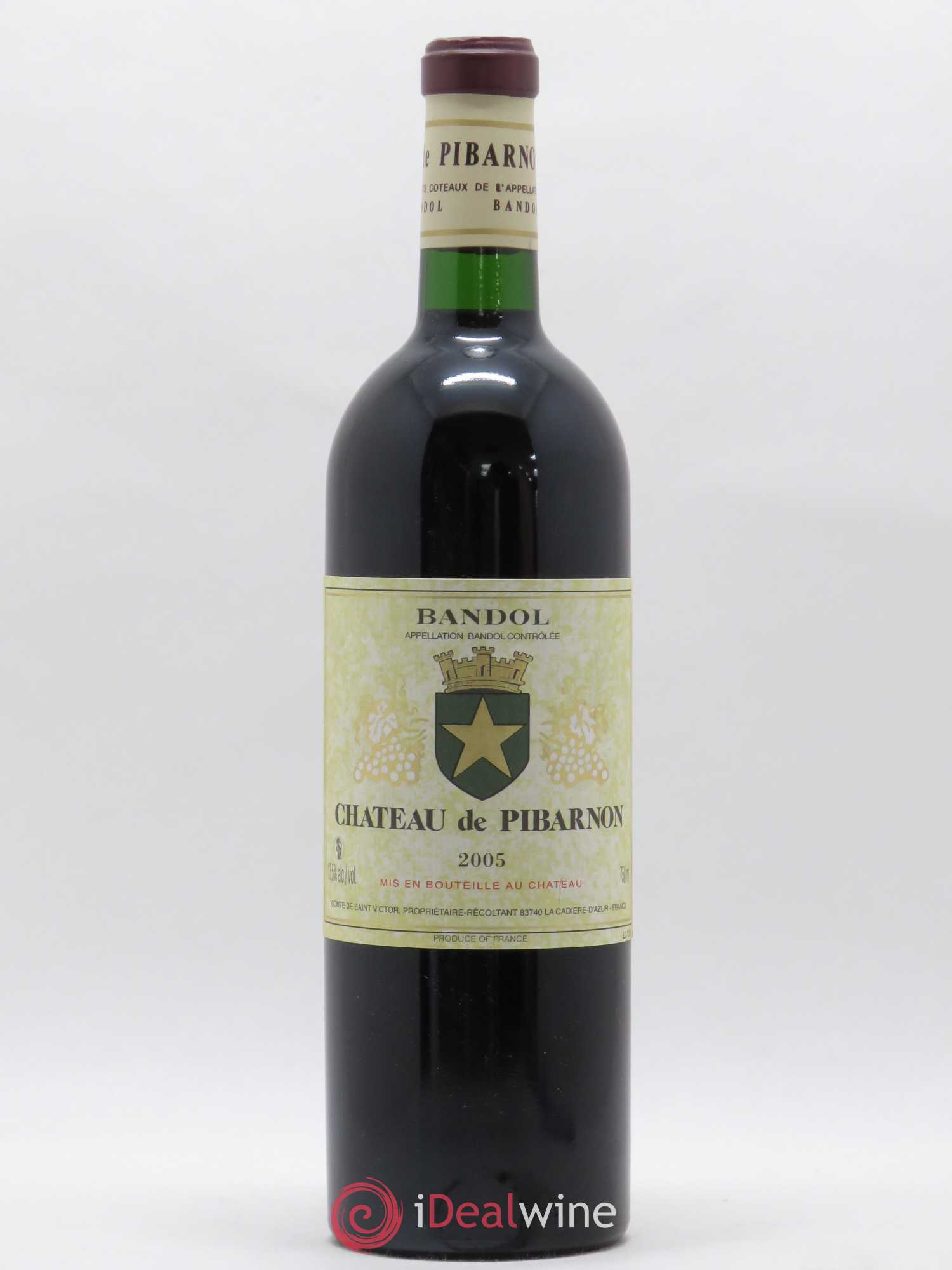 Bandol Château de Pibarnon Comte de Saint-Victor 2005 - Lot de 1 bouteille - 0