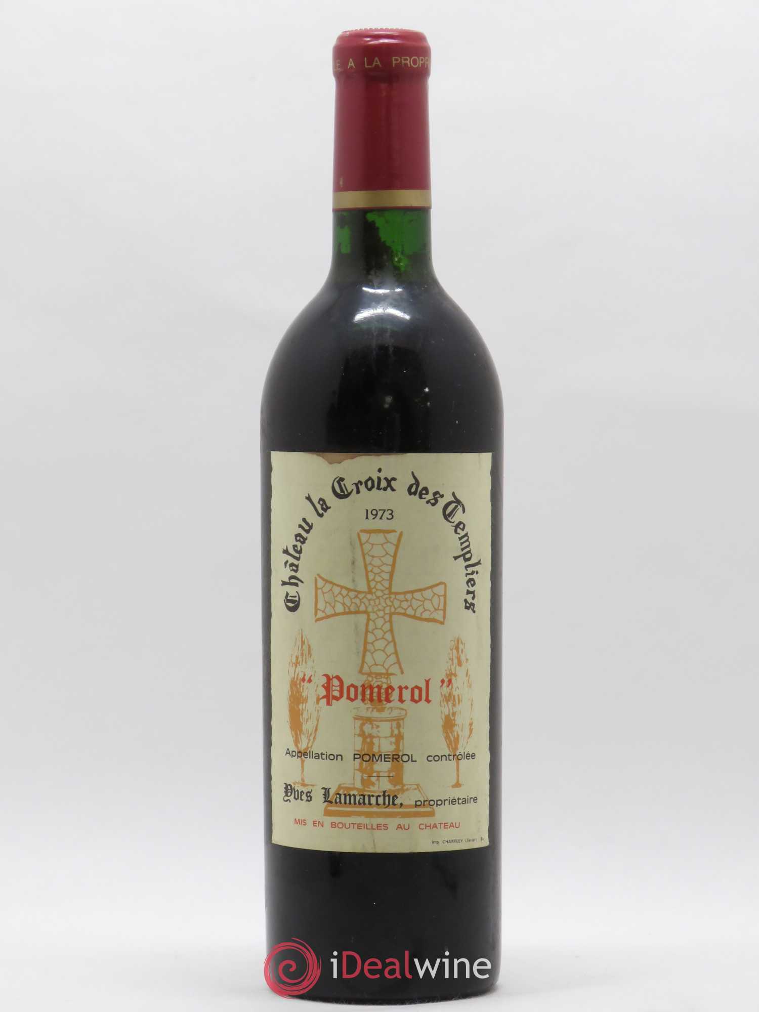 Pomerol Château La Croix des Templiers 1973 - Posten von 1 Flasche - 0