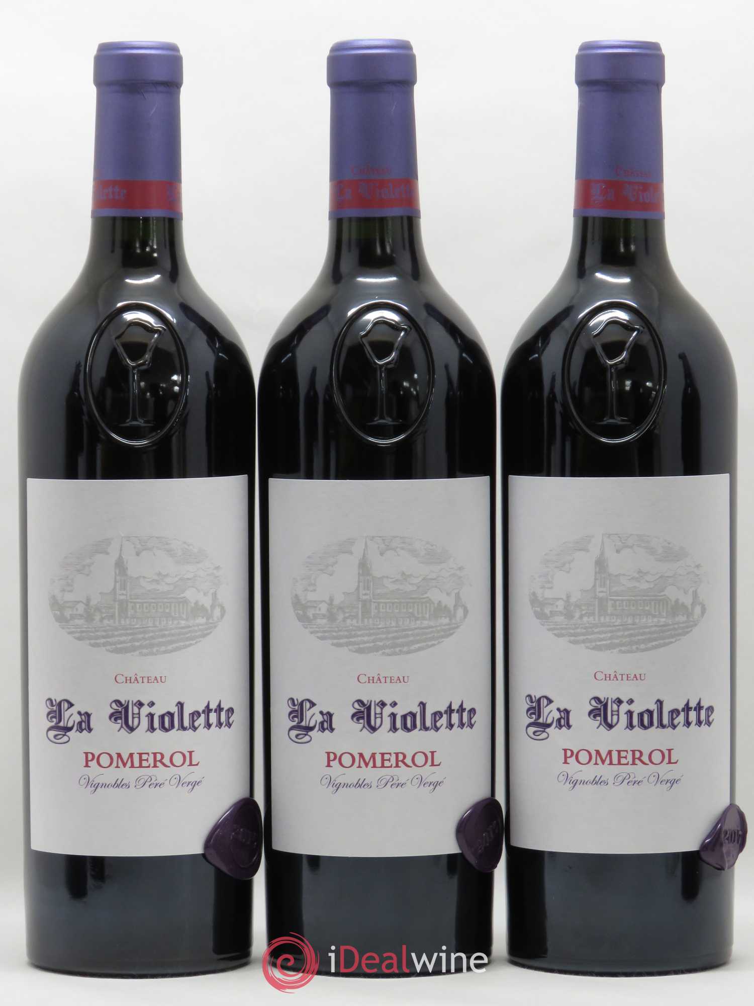 Château la Violette 2017 - Lot de 6 bouteilles - 1