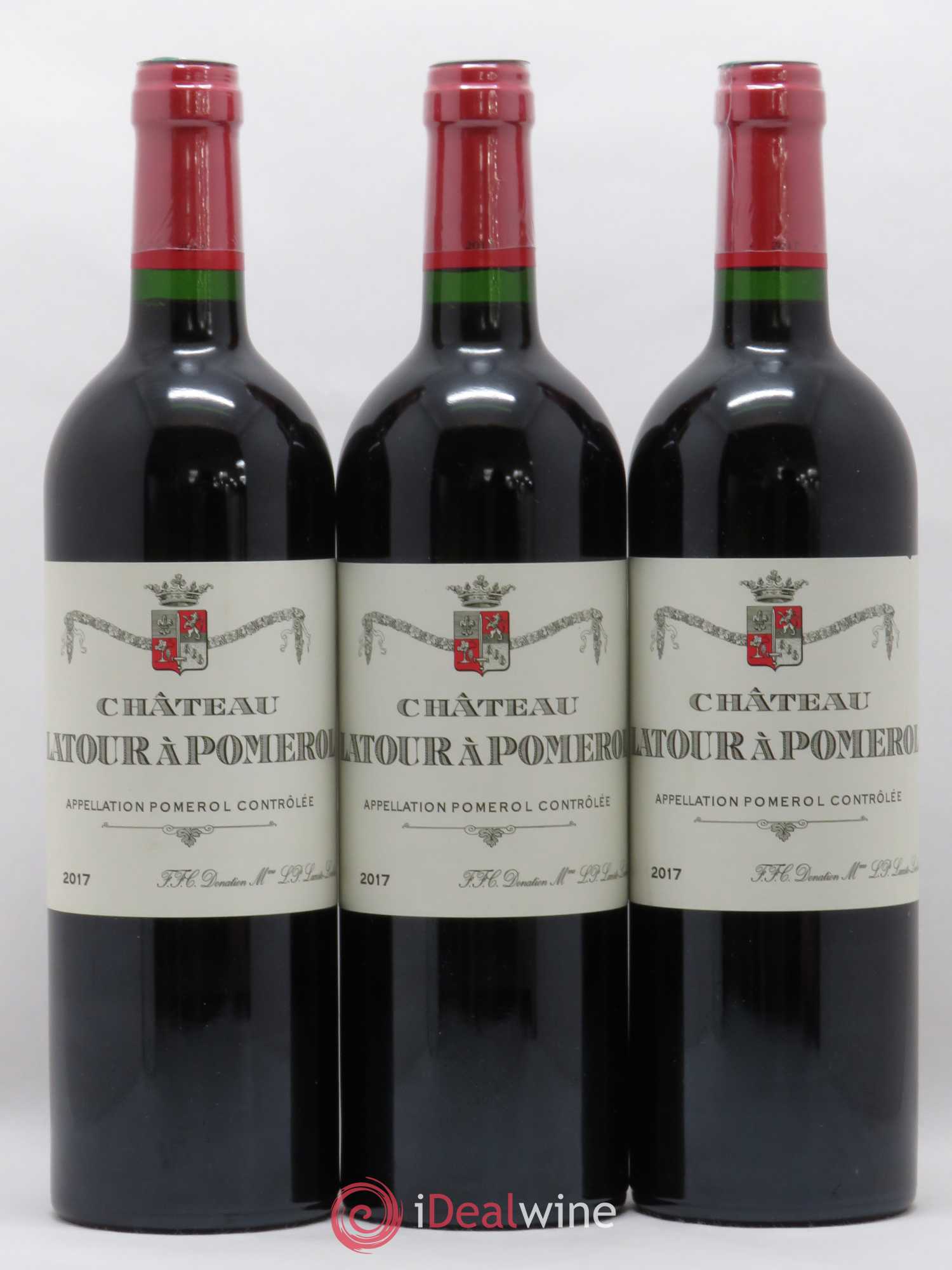 Château Latour à Pomerol 2017 - Lot de 3 bouteilles - 0