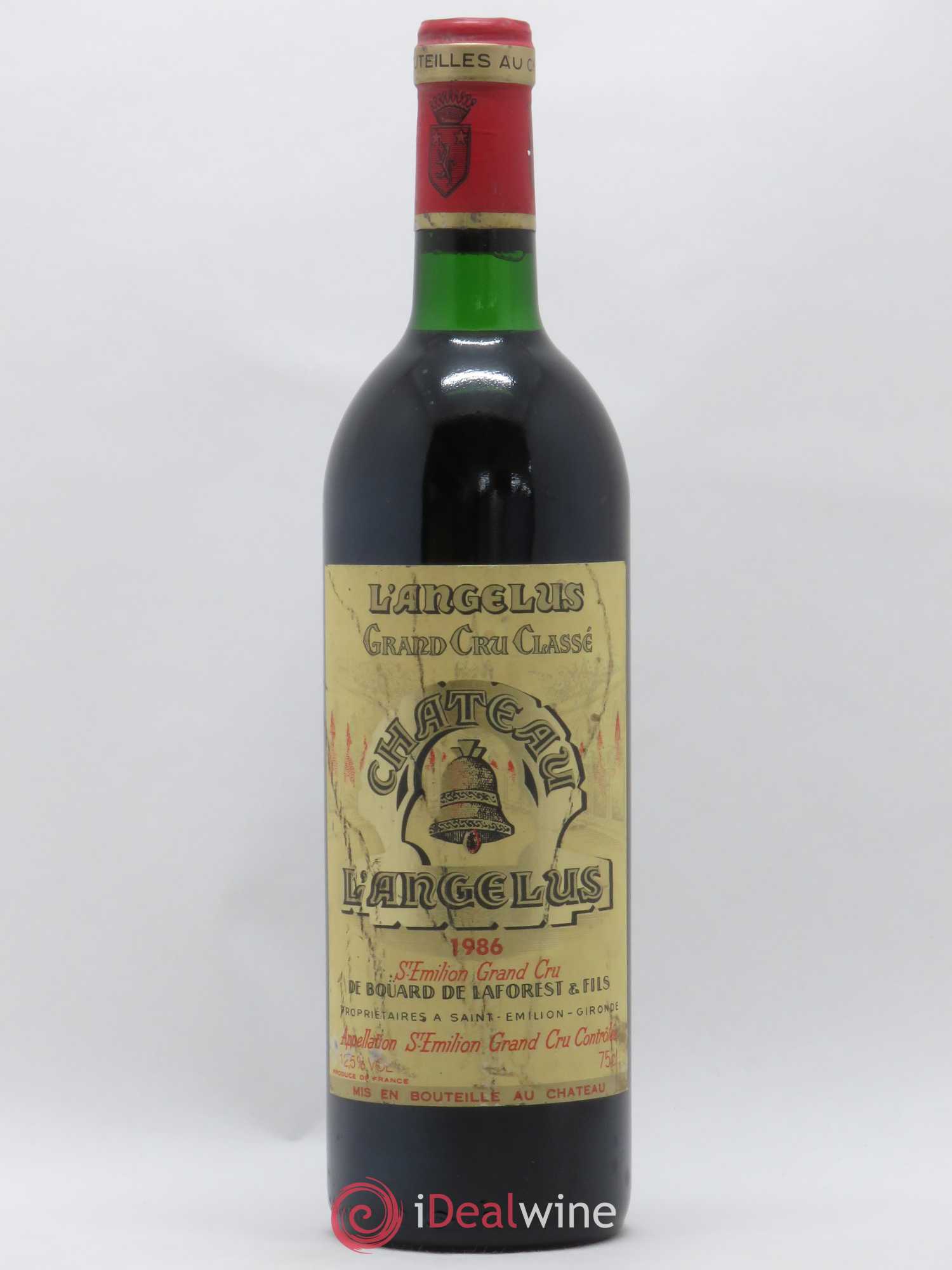 Château Angélus 1er Grand Cru Classé A 1986 - Lot de 1 bouteille - 0