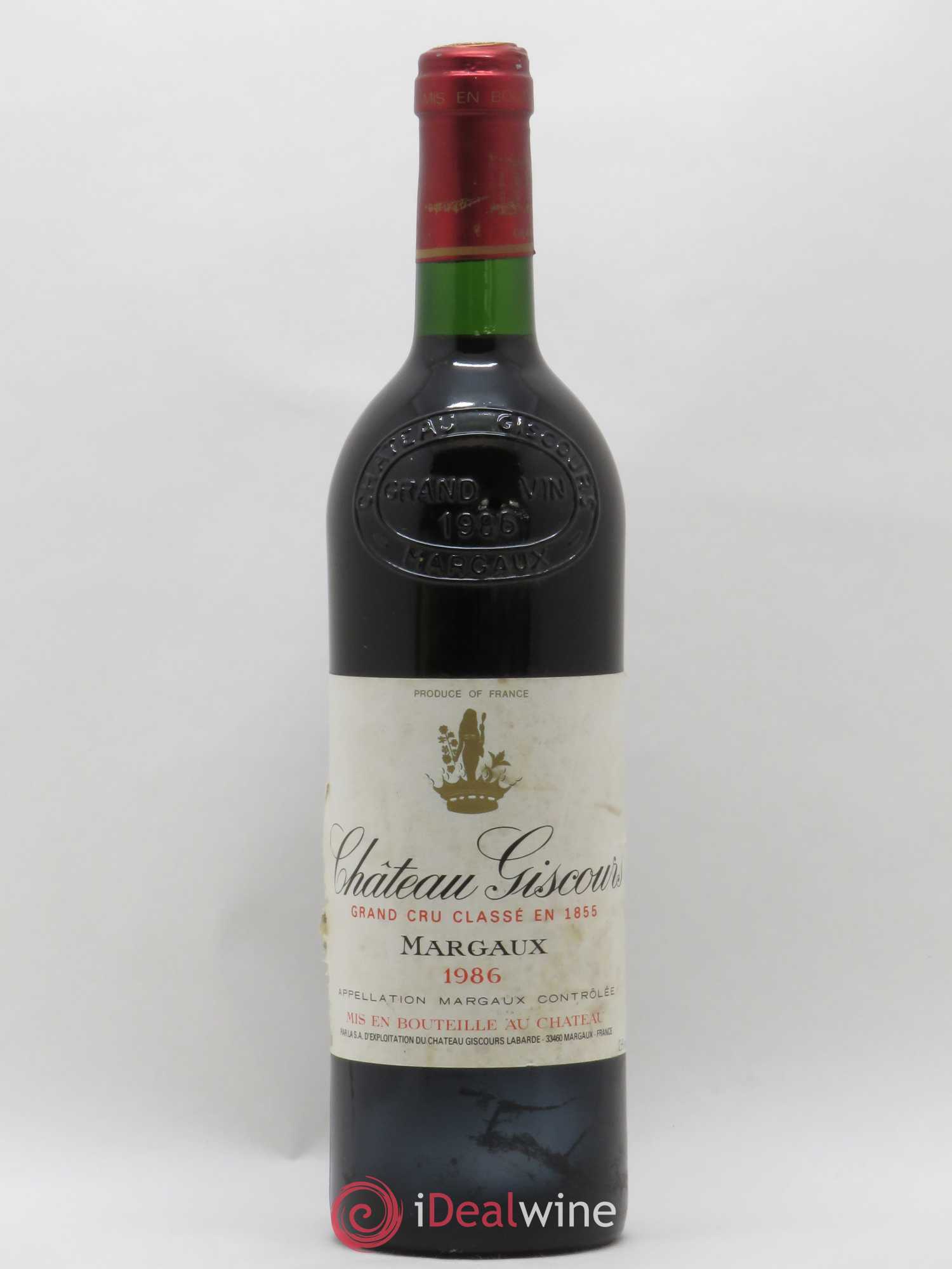 Château Giscours 3ème Grand Cru Classé 1986 - Lot de 1 bouteille - 0