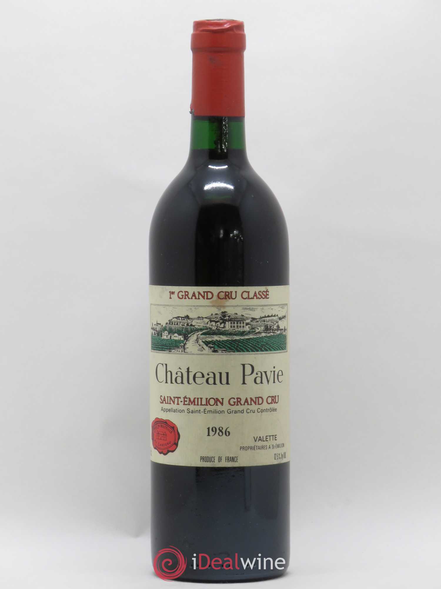 Château Pavie 1er Grand Cru Classé A 1986 - Lot de 1 bouteille - 0
