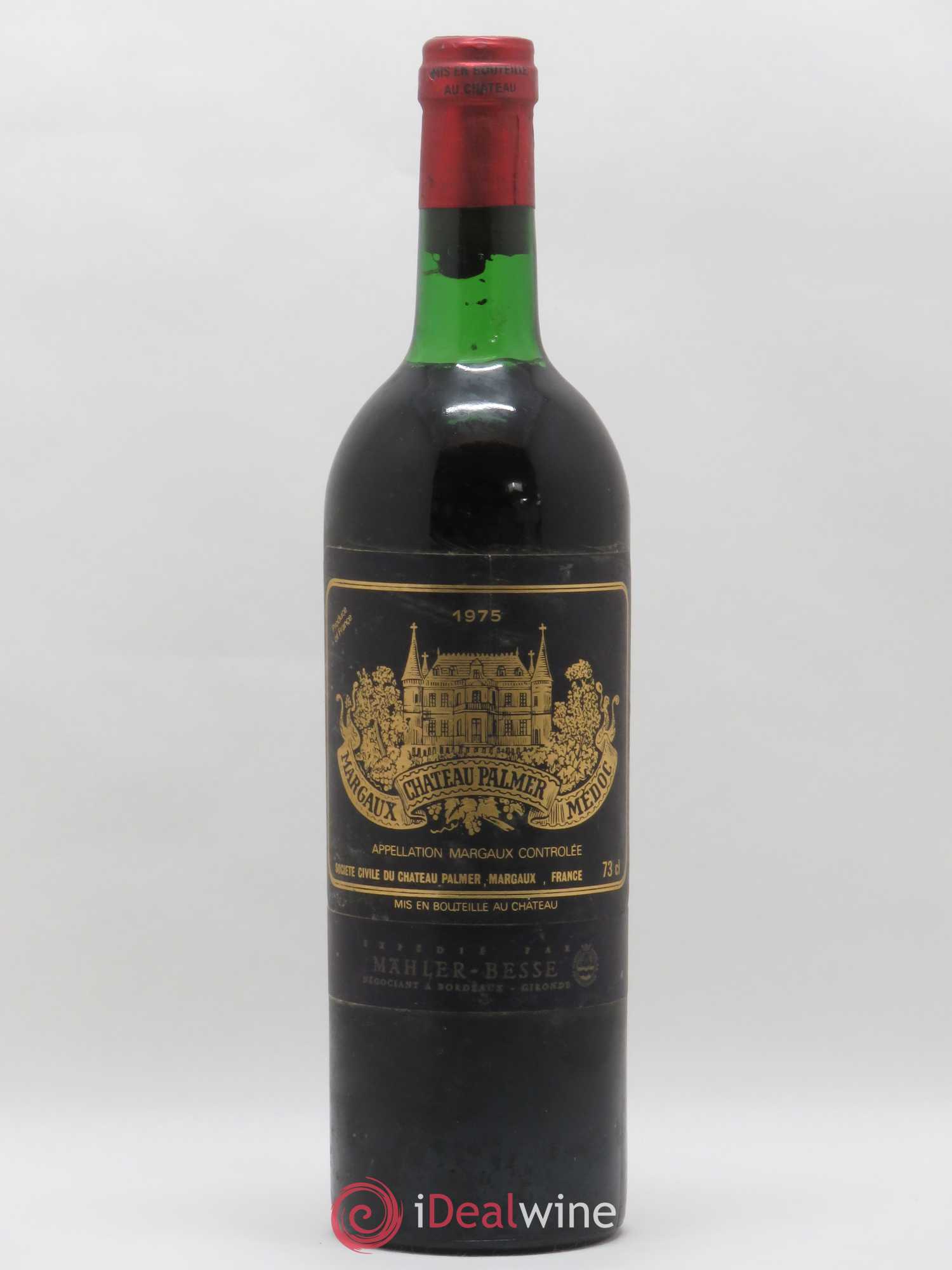 Château Palmer 3ème Grand Cru Classé 1975 - Lot de 1 bouteille - 0