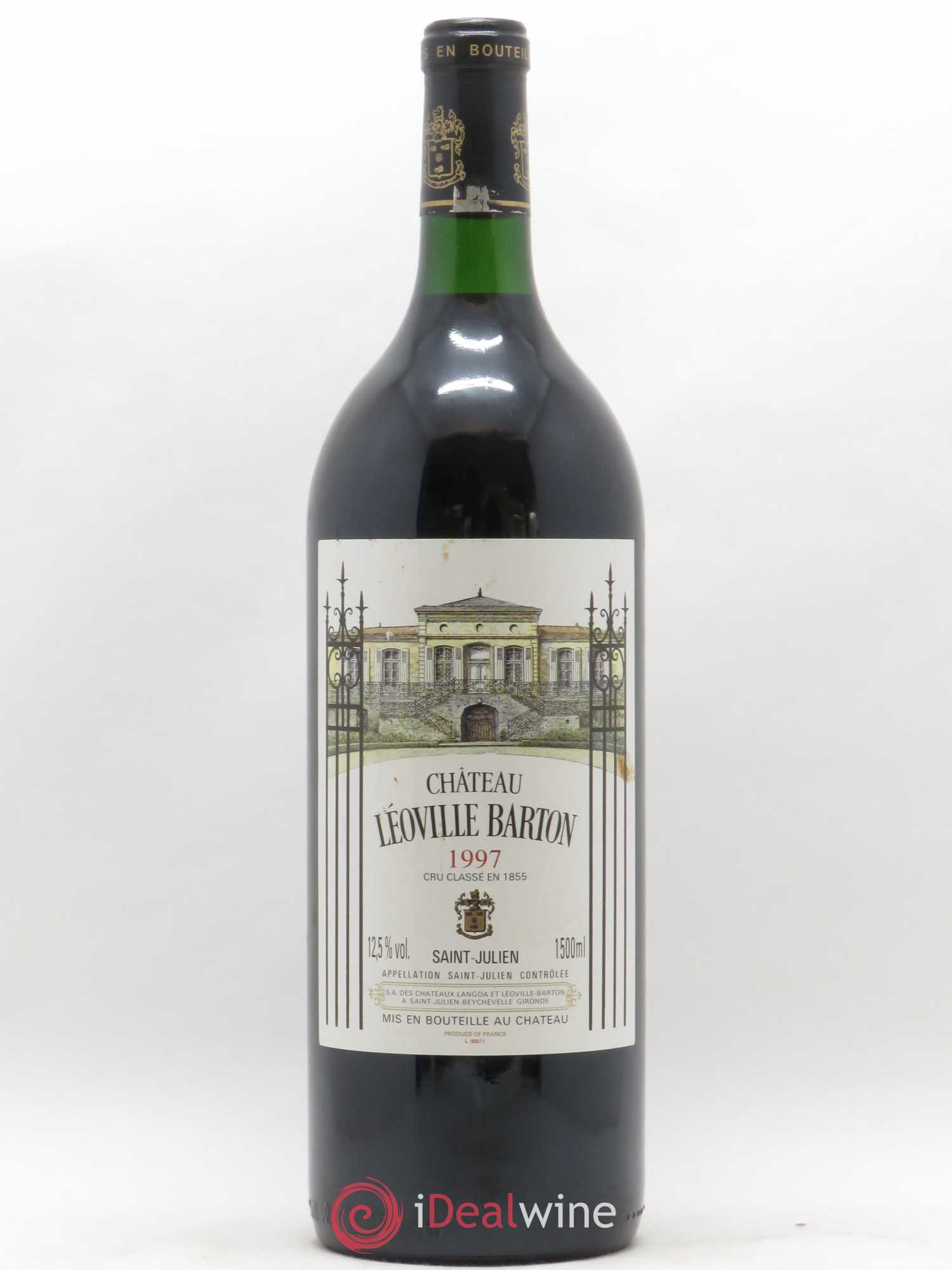 Château Léoville Barton 2ème Grand Cru Classé 1997 - Lot de 1 magnum - 0