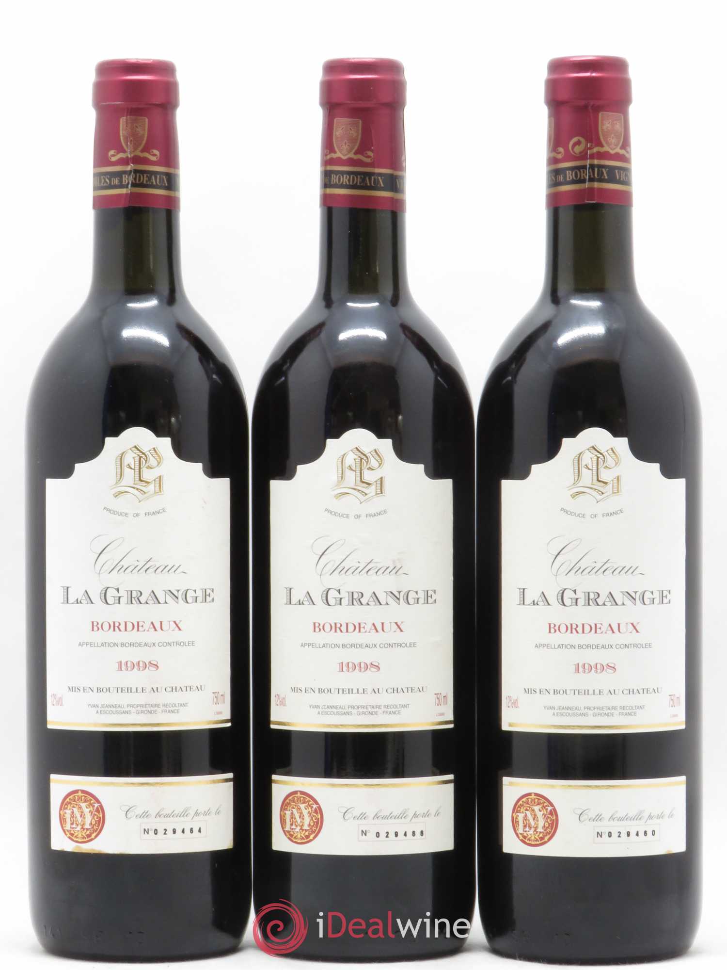 Bordeaux Château La Grange 1998 - Posten von 6 Flaschen - 1