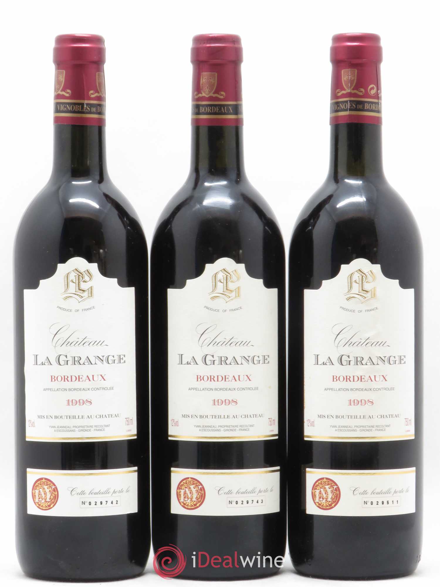 Bordeaux Château La Grange 1998 - Posten von 6 Flaschen - 2