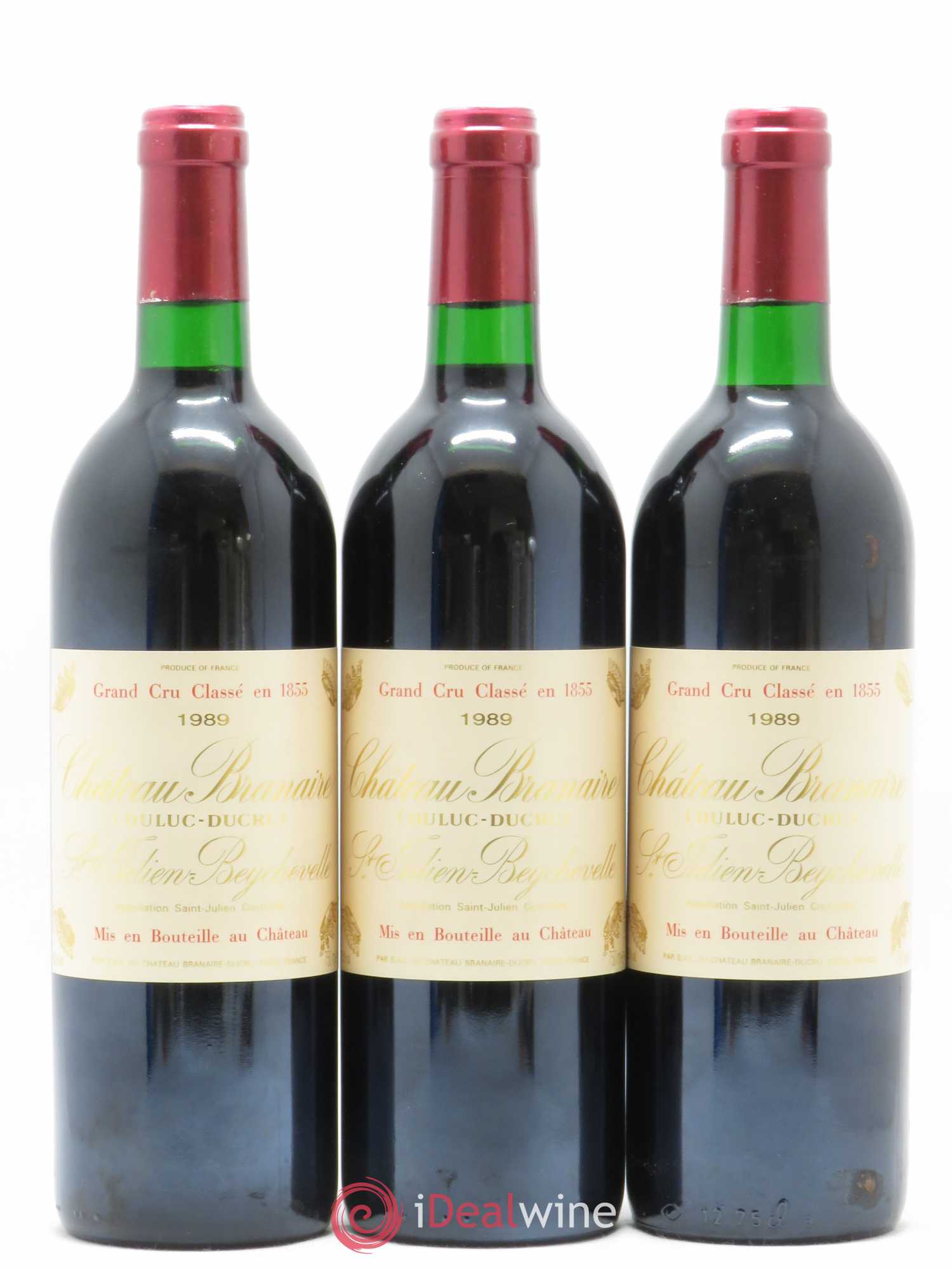 Château Branaire Ducru 4ème Grand Cru Classé 1989 - Lot de 12 bouteilles - 2