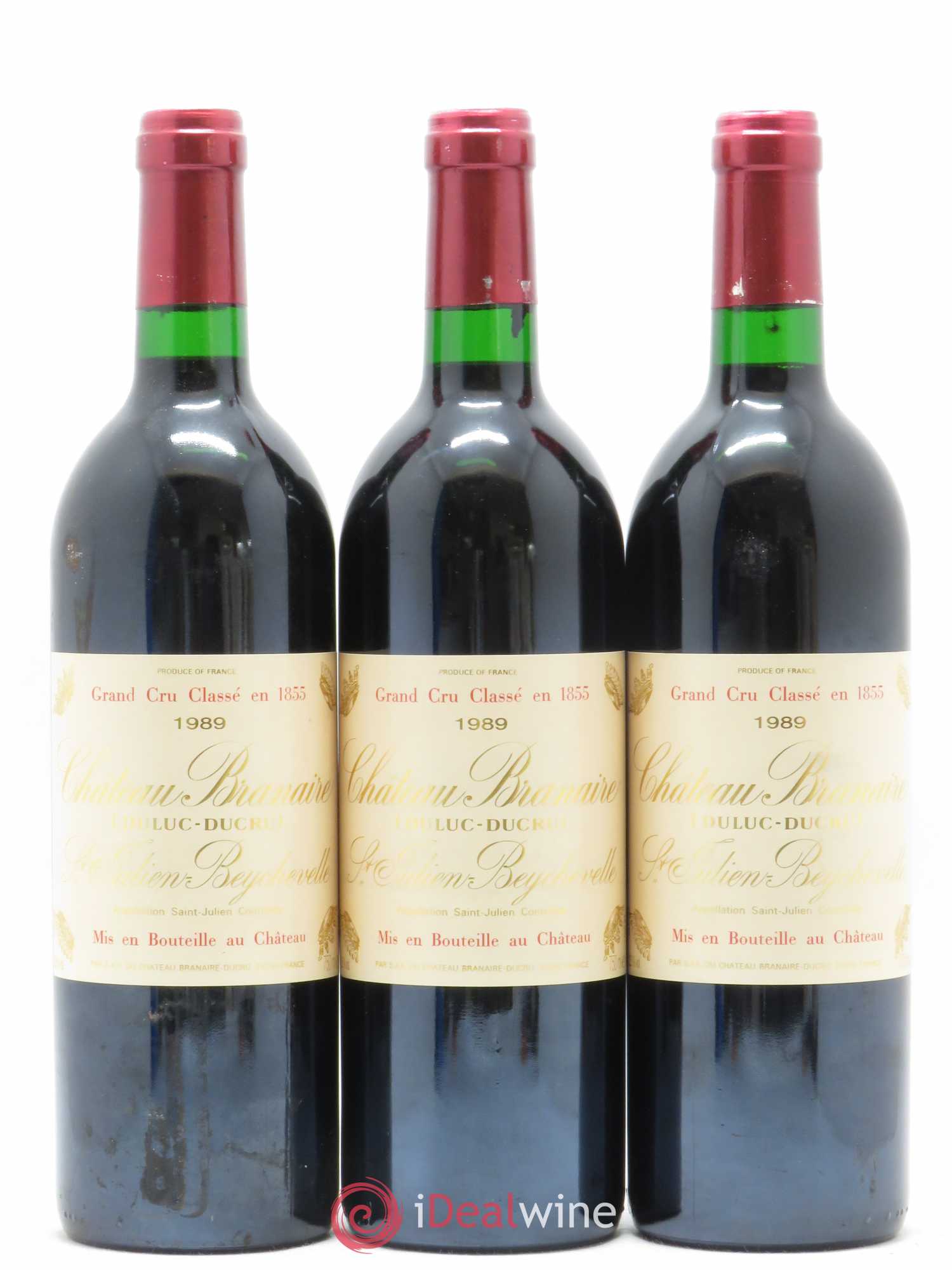Château Branaire Ducru 4ème Grand Cru Classé 1989 - Lot de 12 bouteilles - 4