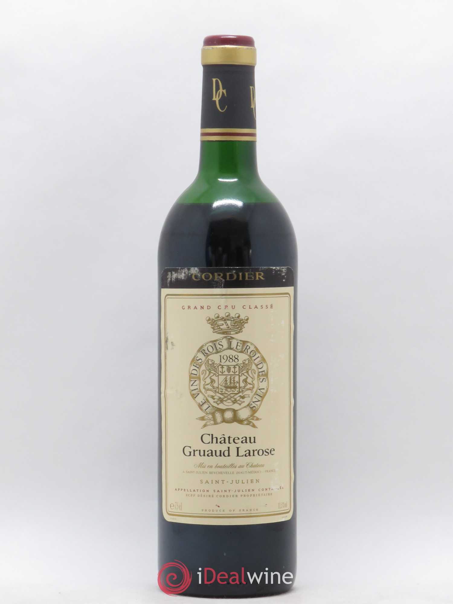 Château Gruaud Larose 2ème Grand Cru Classé 1988 - Lot de 1 bouteille - 0