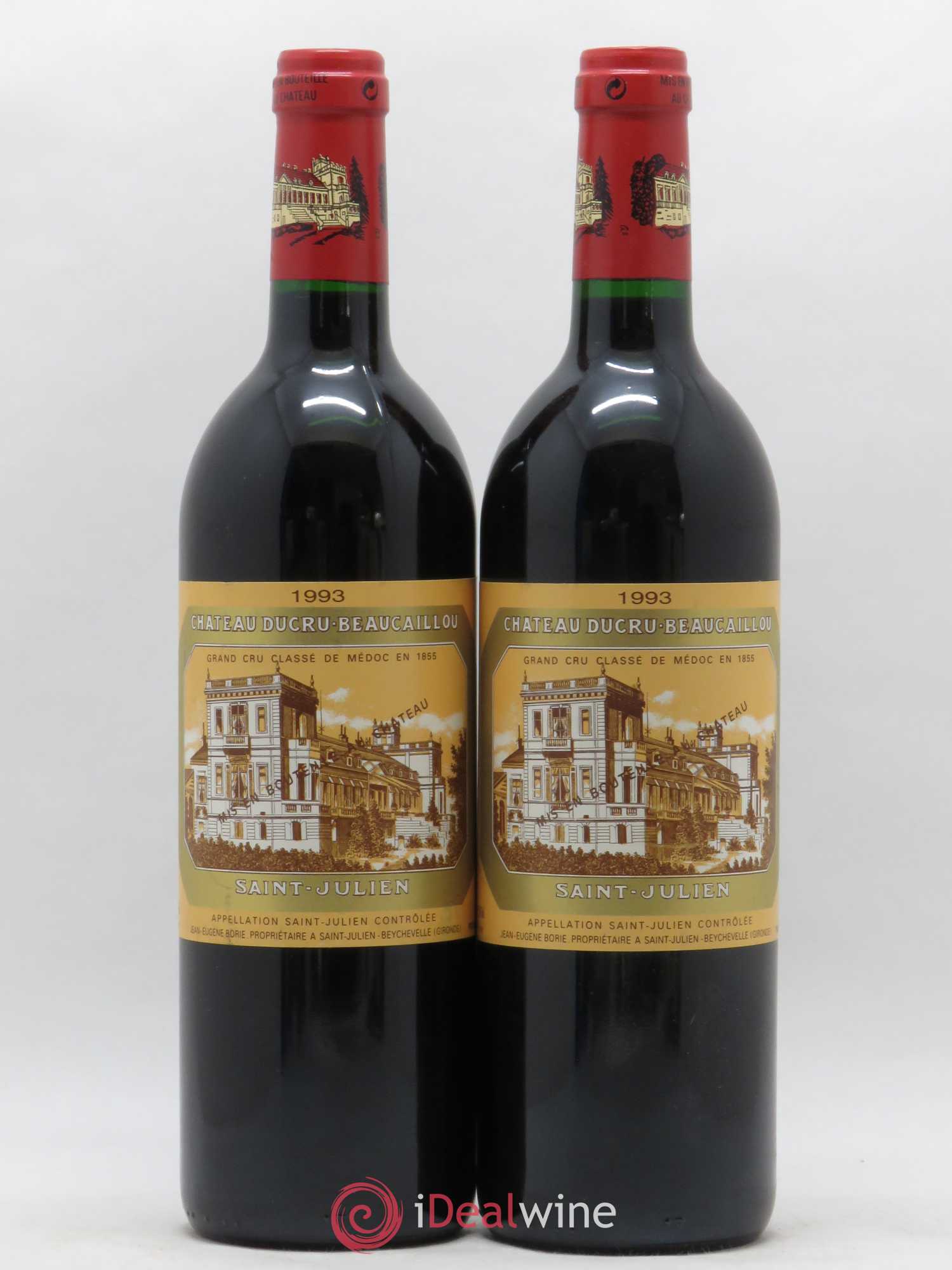 Château Ducru Beaucaillou 2ème Grand Cru Classé 1993 - Lot de 2 bouteilles - 0