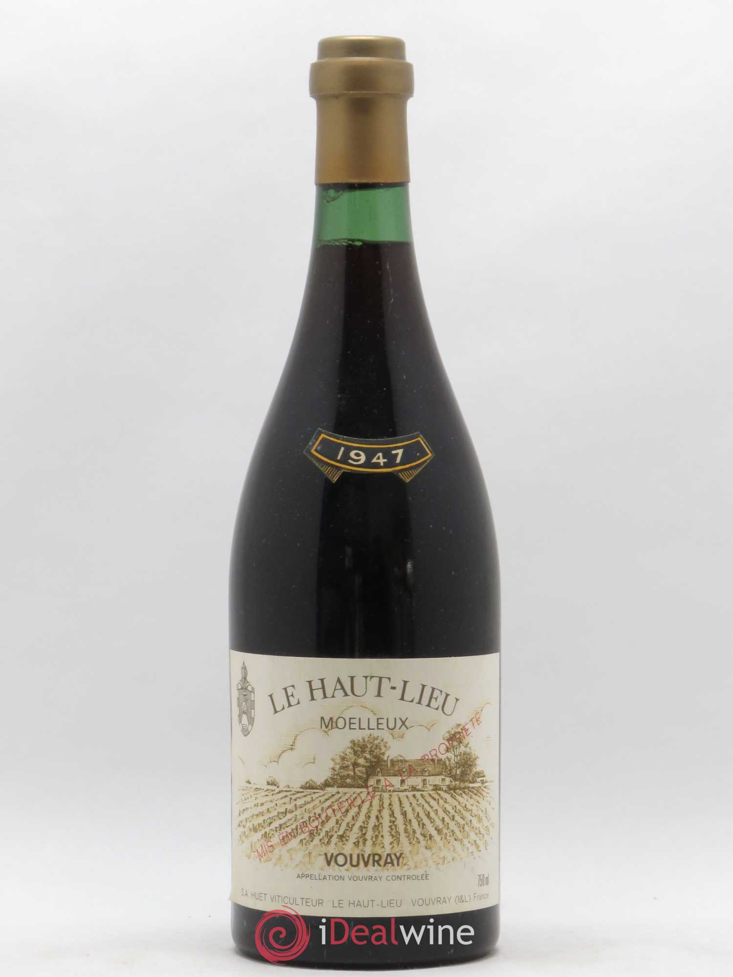 Vouvray Le Haut-Lieu Moelleux Domaine Huet 1947 - Lotto di 1 bottiglia - 0