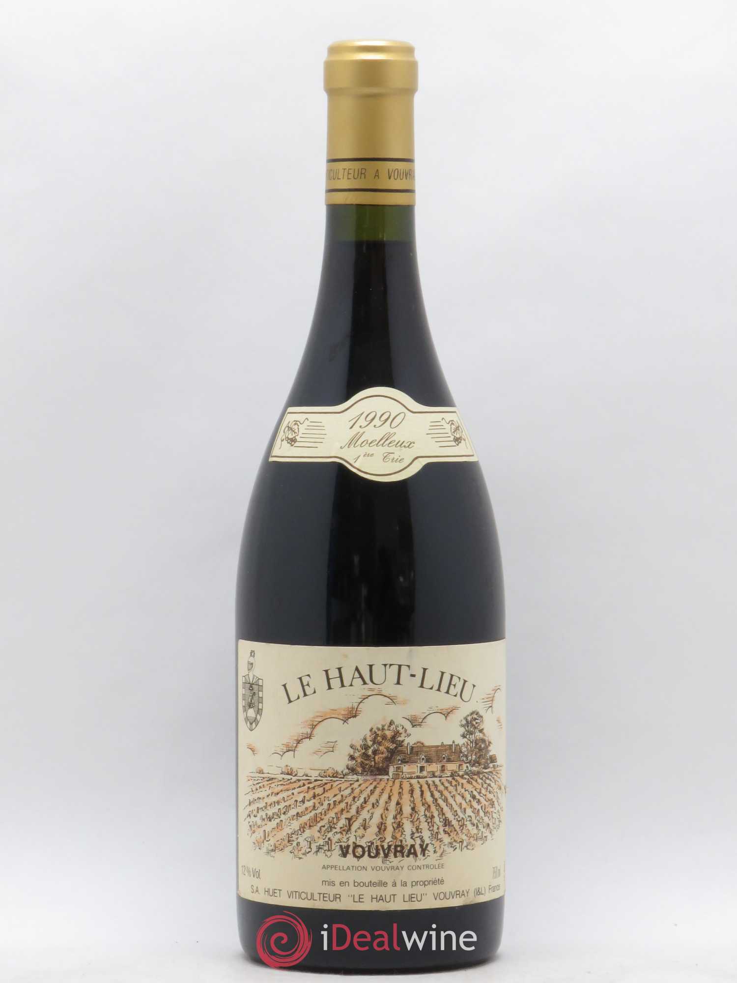 Vouvray Le Haut-Lieu Moelleux 1ère Trie Domaine Huet 1990 - Lotto di 1 bottiglia - 0