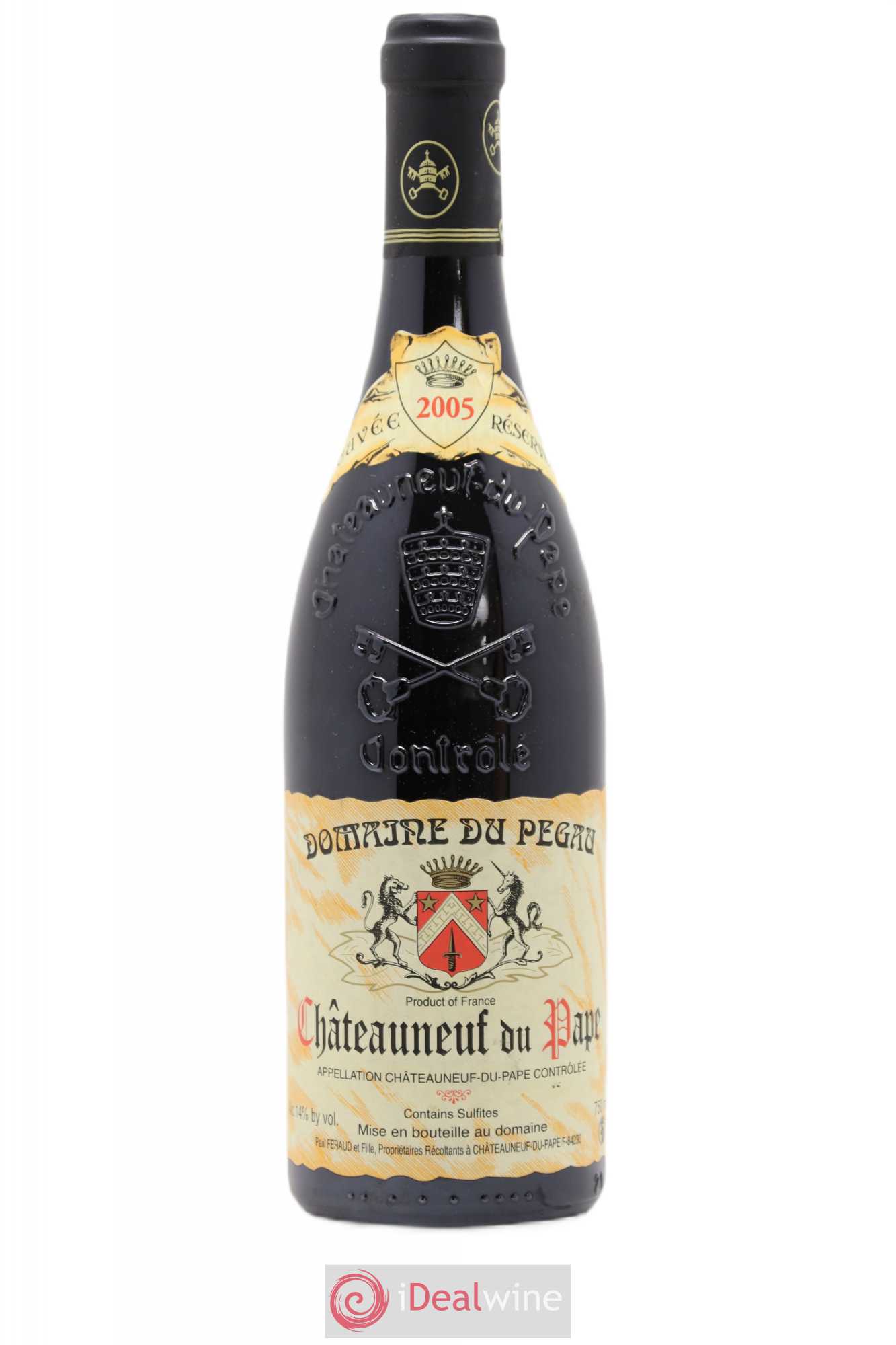 Châteauneuf-du-Pape Domaine du Pégau Cuvée Réservée Paul et Laurence Féraud 2005 - Lot de 1 bouteille - 0