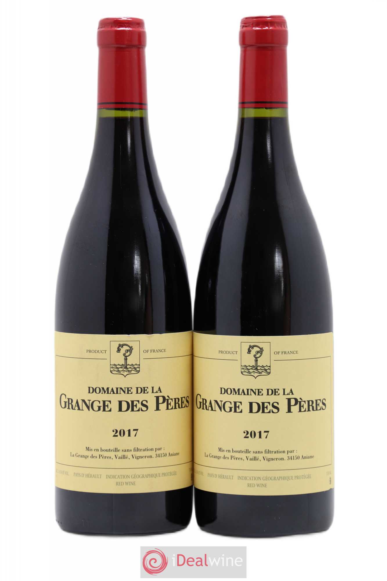 Pays d'Hérault Grange des Pères Laurent Vaillé 2017 - Lot de 2 bouteilles - 0