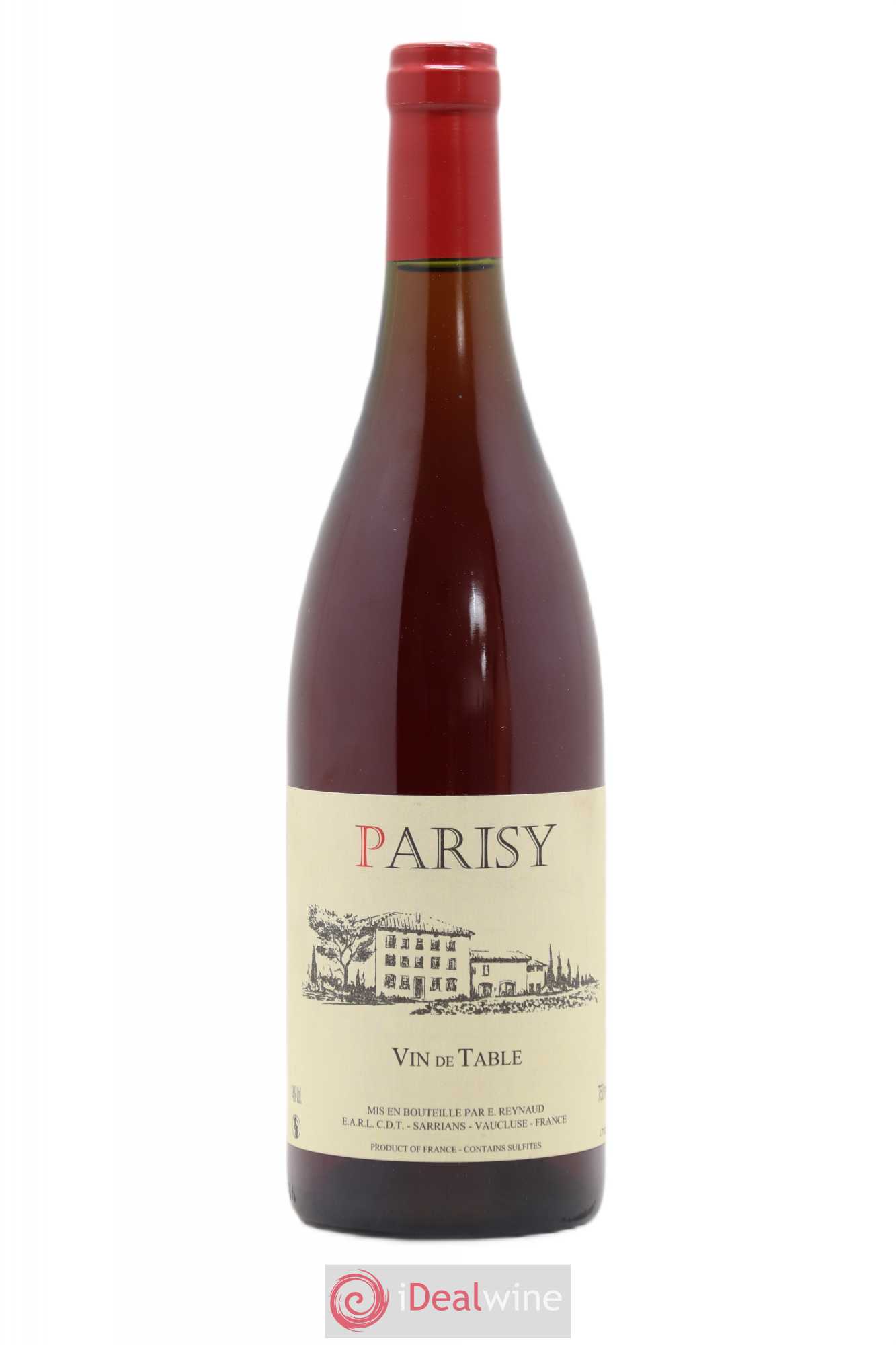 Vin de Table Parisy Emmanuel Reynaud - Lot de 1 bouteille - 0