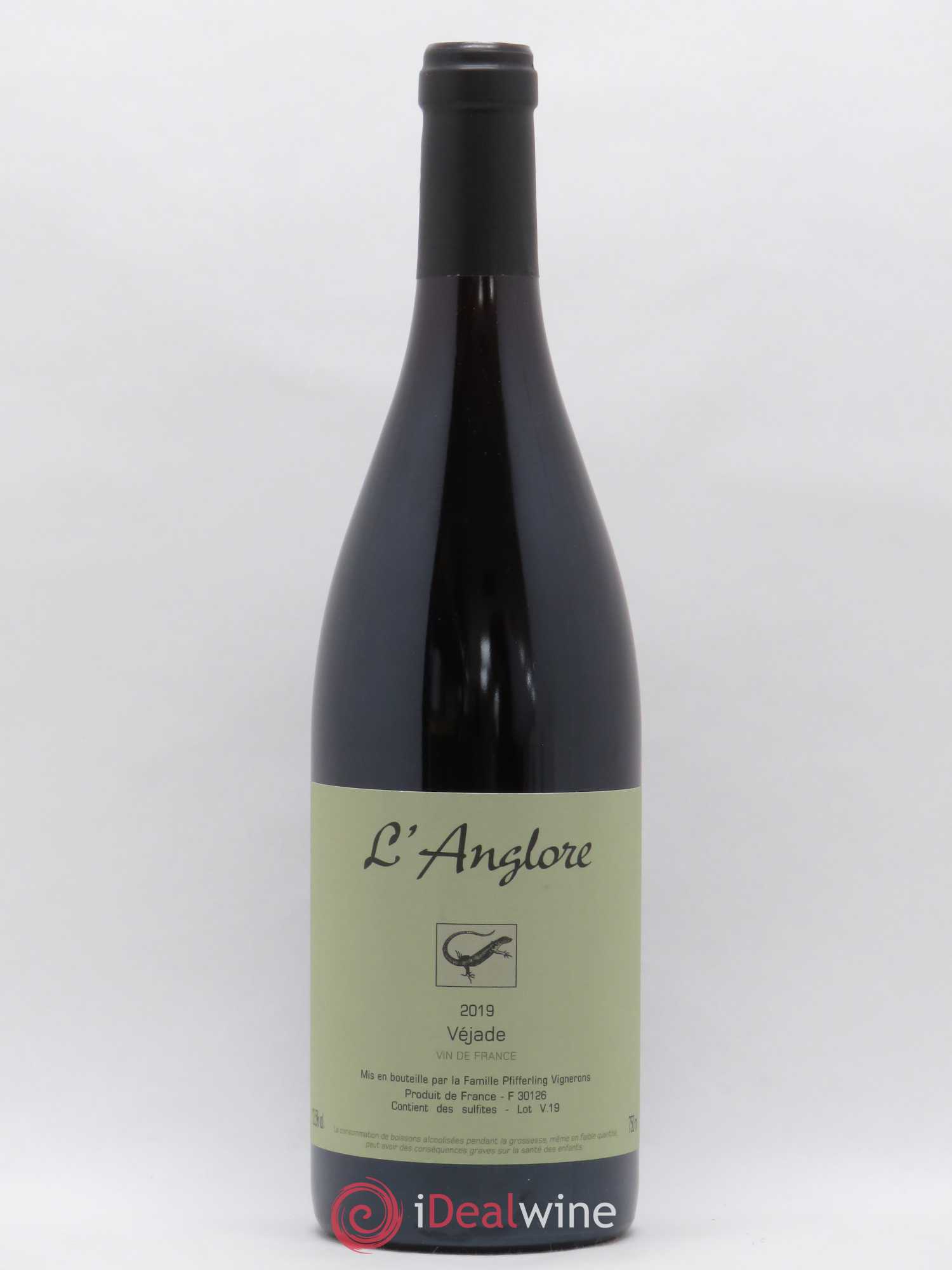Vin de France Véjade L'Anglore 2019 - Lot de 1 bouteille - 0