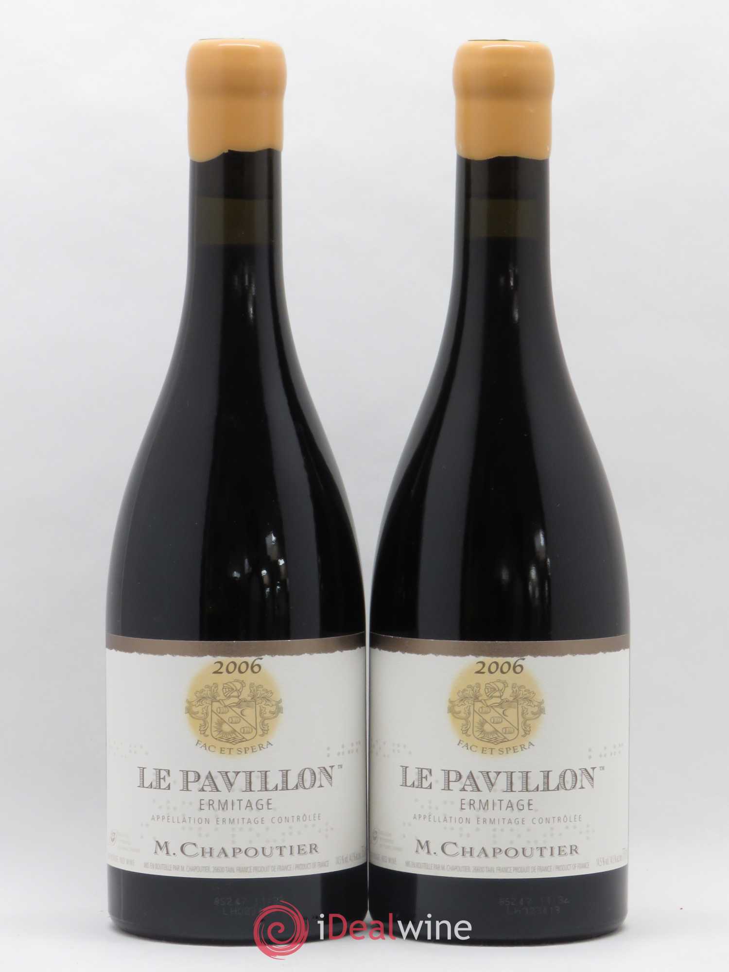 Hermitage Ermitage Le Pavillon Chapoutier 2006 - Lot de 2 bouteilles - 0