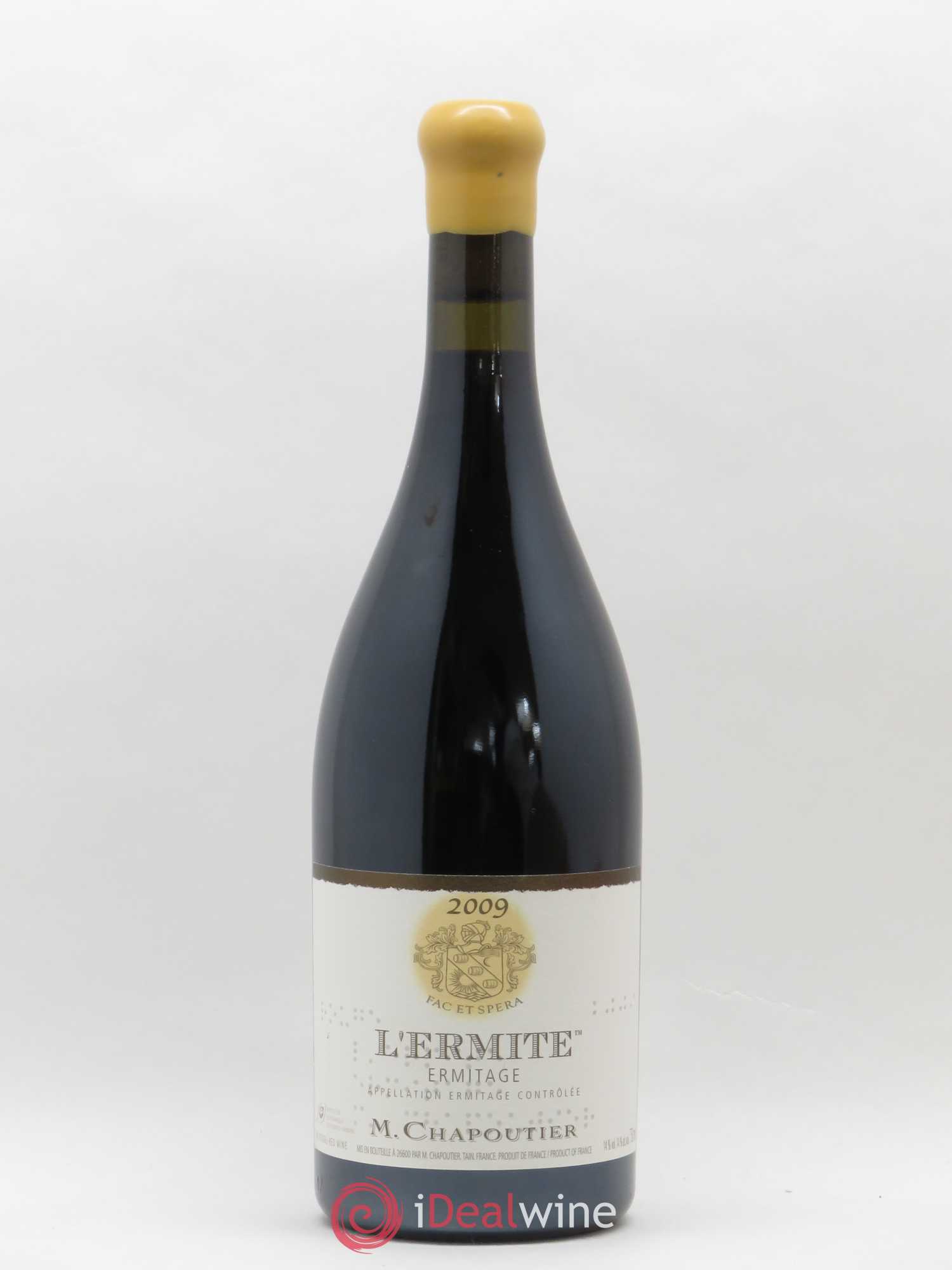 Hermitage Ermitage l'Ermite Chapoutier 2009 - Lot de 1 bouteille - 0