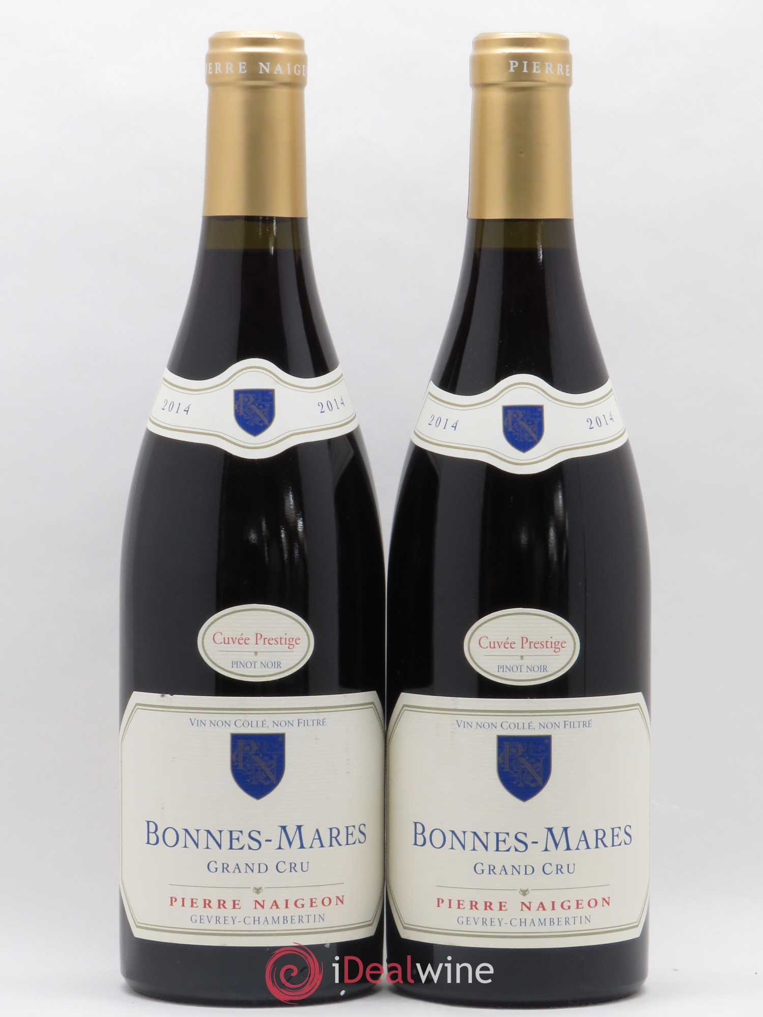 Bonnes-Mares Grand Cru Cuvée Prestige Pierre Naigeon (Domaine) 2014 - Lot de 2 bouteilles - 0