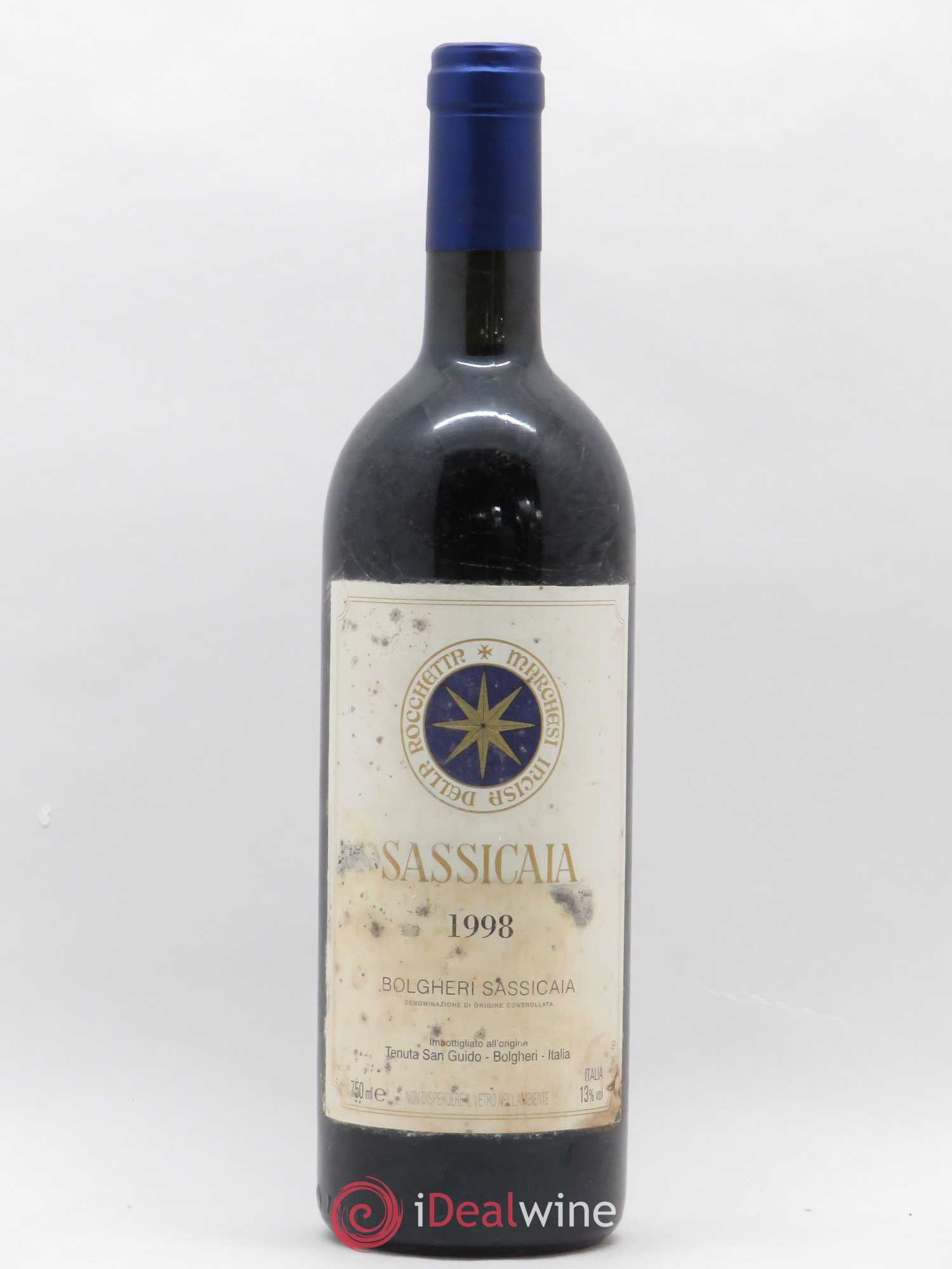 Bolgheri DOC Sassicaia Tenuta San Guido 1998 - Lot de 1 bouteille - 0