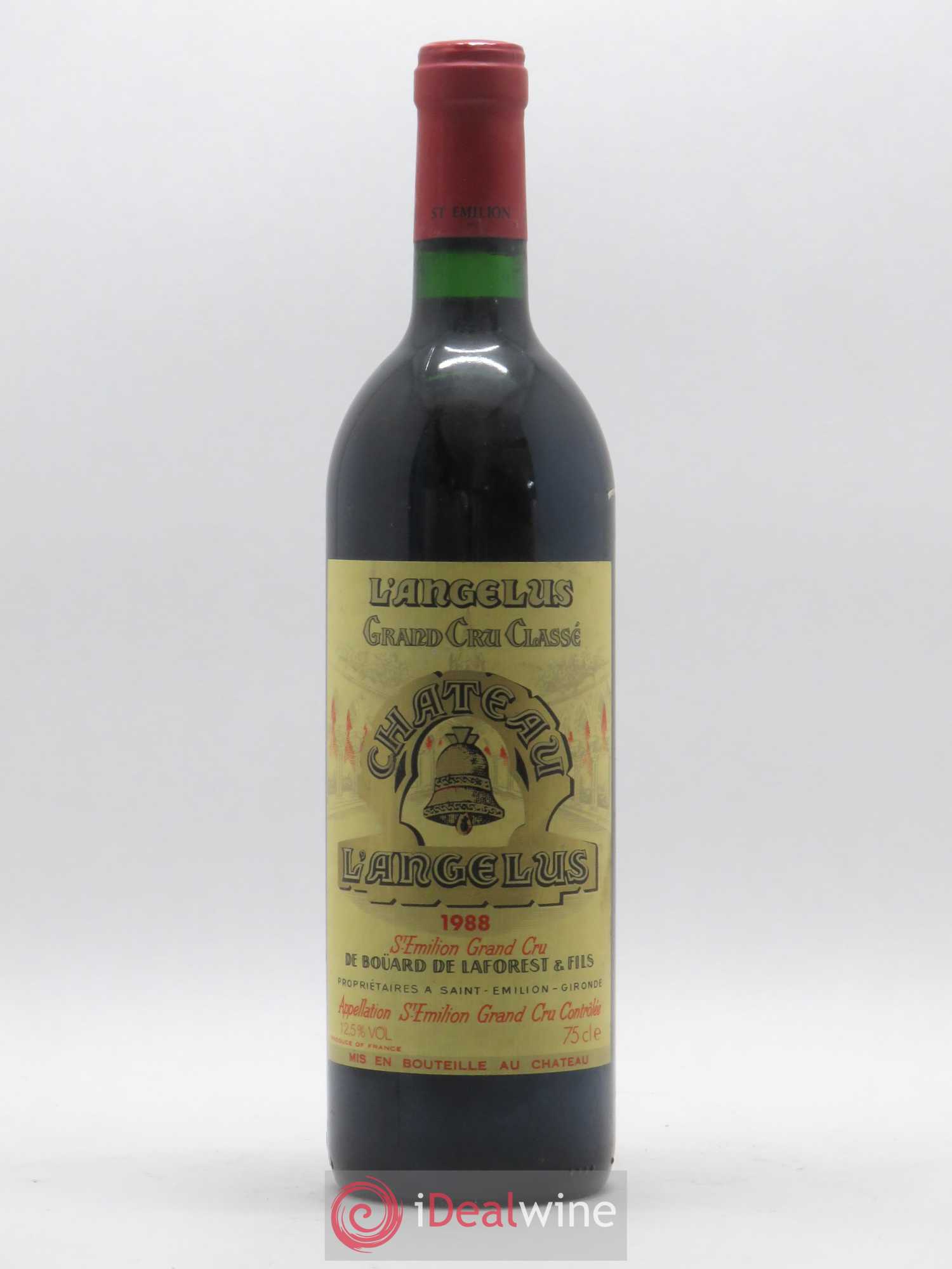 Château Angélus 1er Grand Cru Classé A 1988 - Lot de 1 bouteille - 0