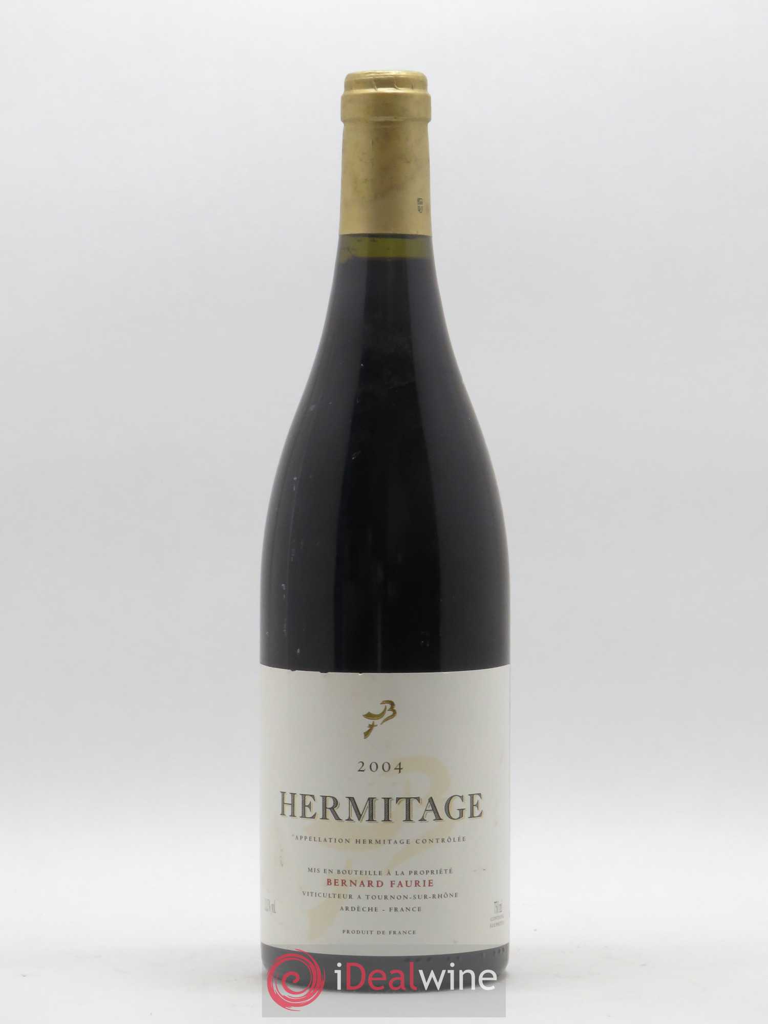 Hermitage Bessards Méal (capsule dorée) Bernard Faurie 2004 - Lot de 1 bouteille - 0