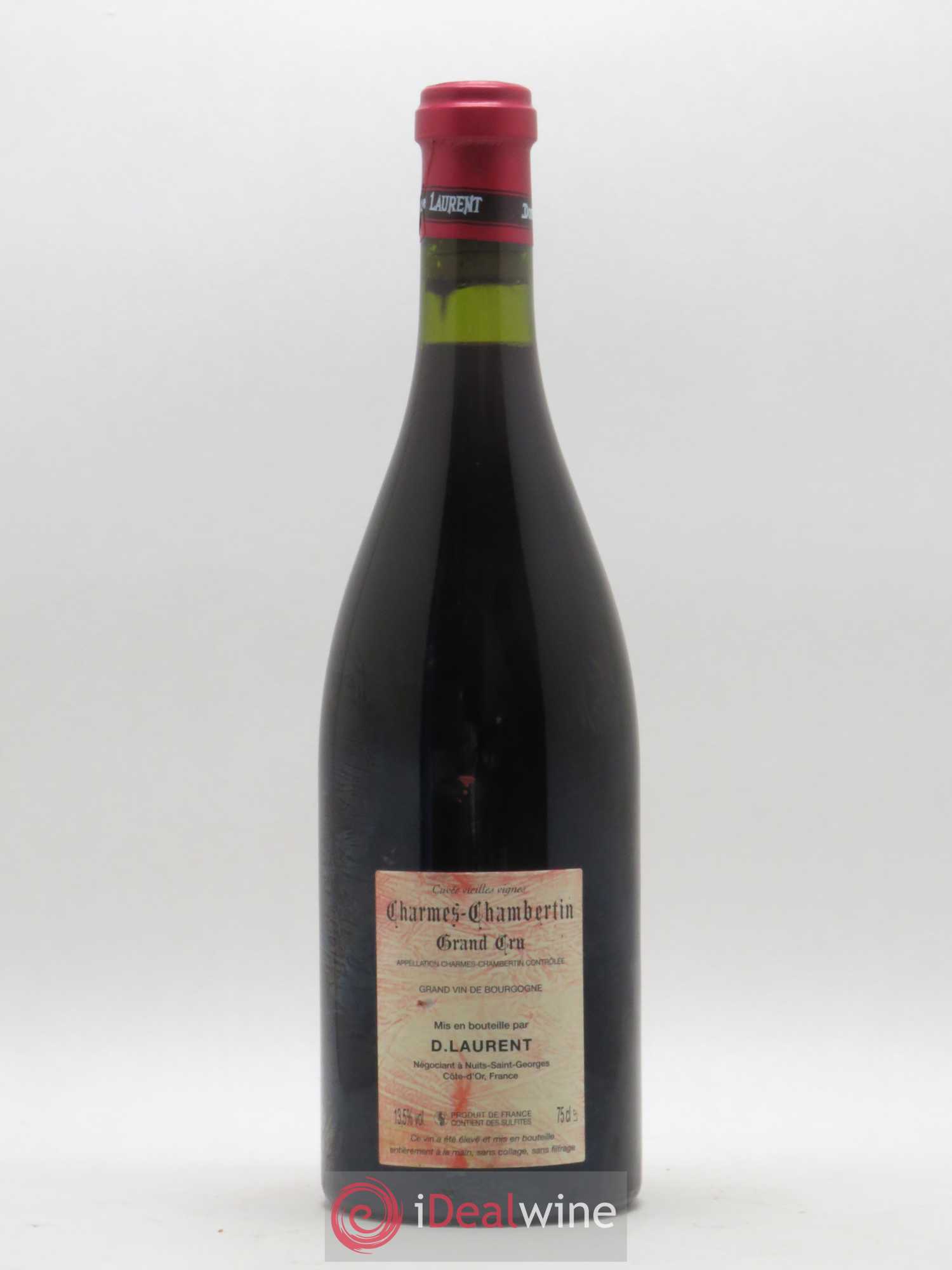 Charmes-Chambertin Grand Cru Vieilles Vignes Dominique Laurent 2005 - Lot de 1 bouteille - 1