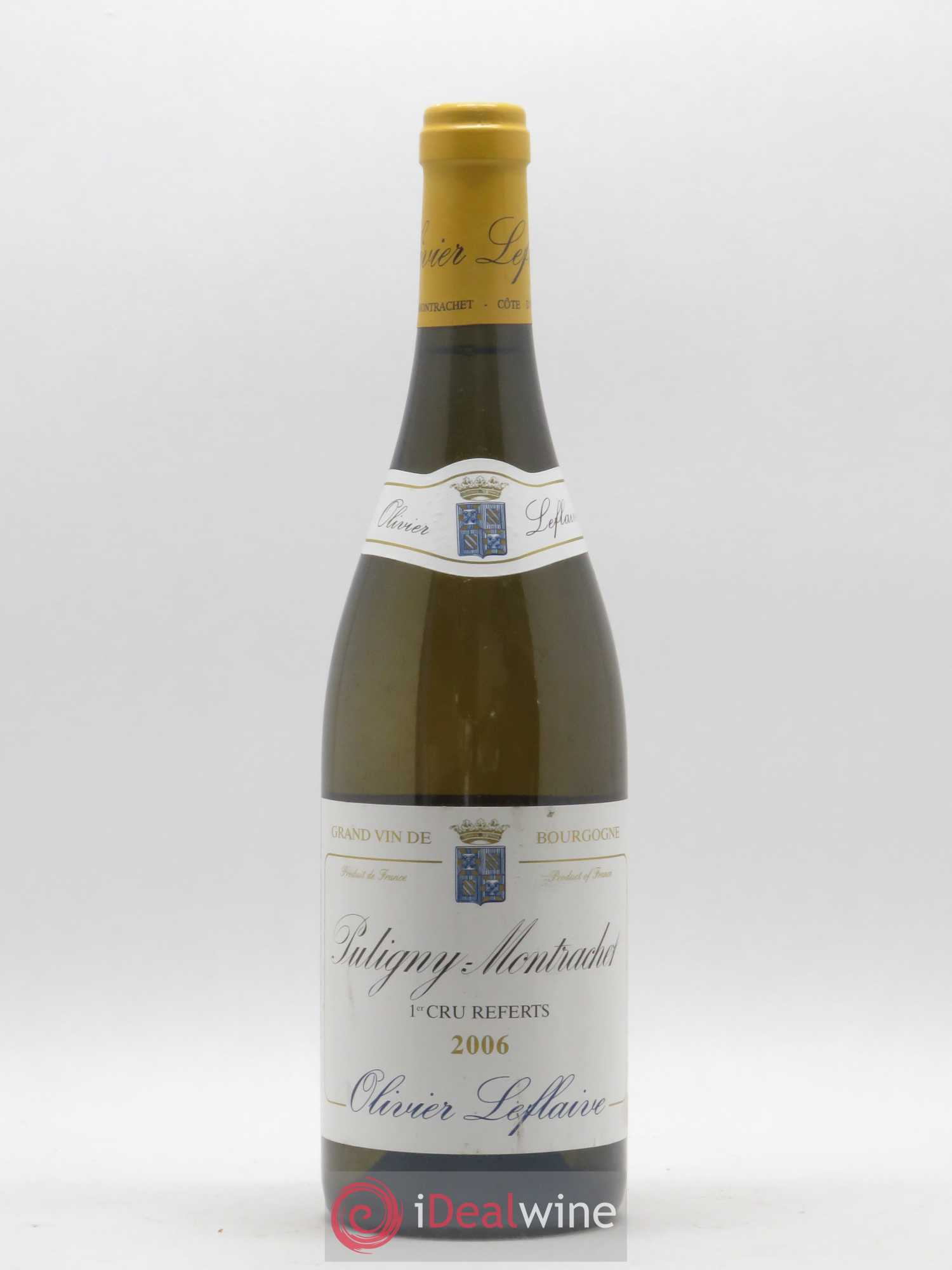 Puligny-Montrachet 1er Cru Les Referts Olivier Leflaive 2006 - Posten von 1 Flasche - 0