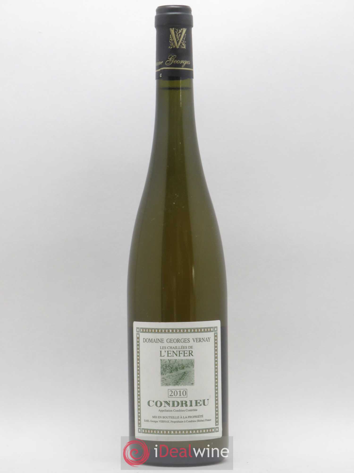 Condrieu Les Chaillées de l'Enfer Georges Vernay 2010 - Lot de 1 bouteille - 0