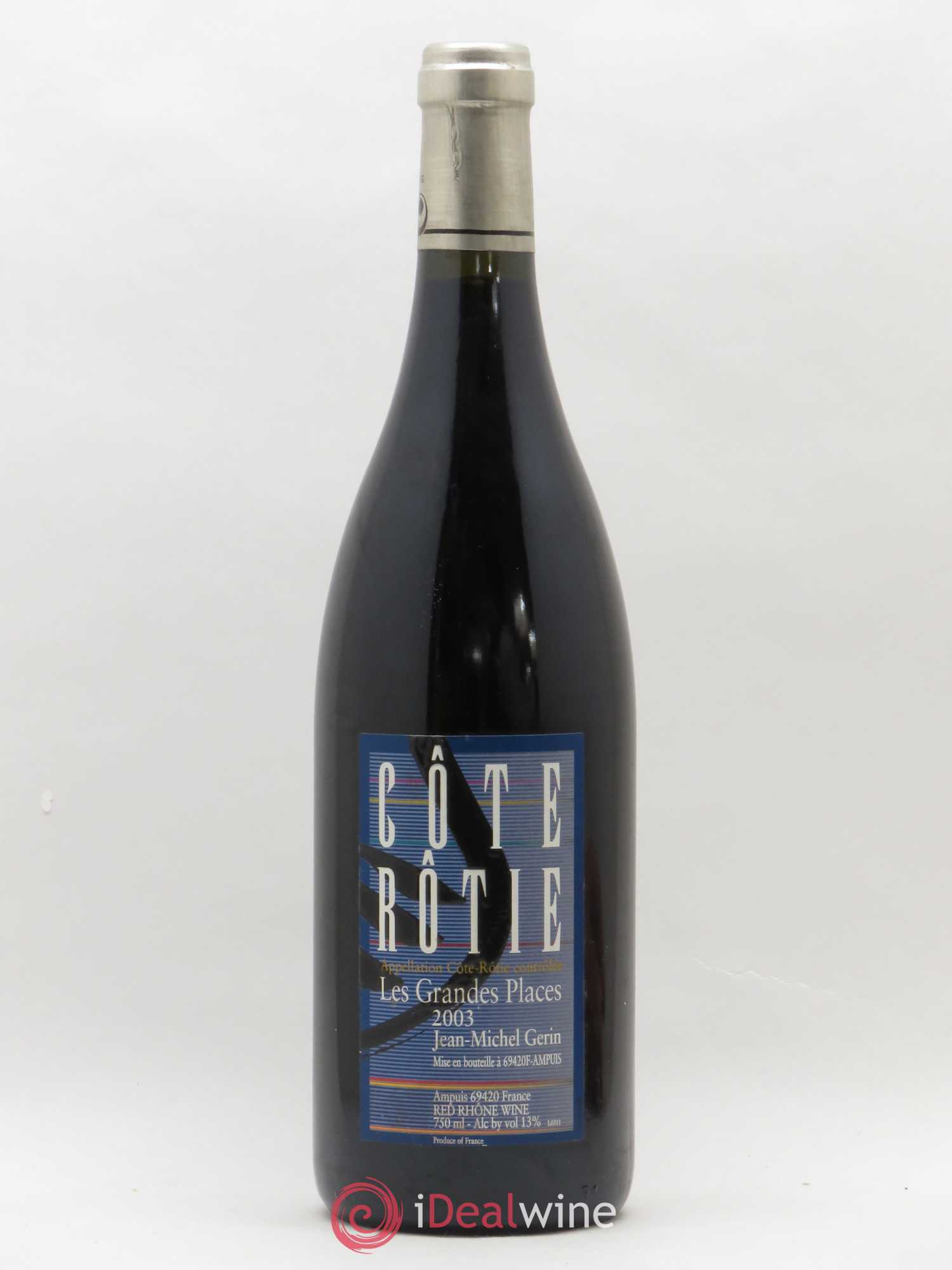 Côte-Rôtie Les Grandes Places Jean-Michel Gerin 2003 - Lot de 1 bouteille - 0