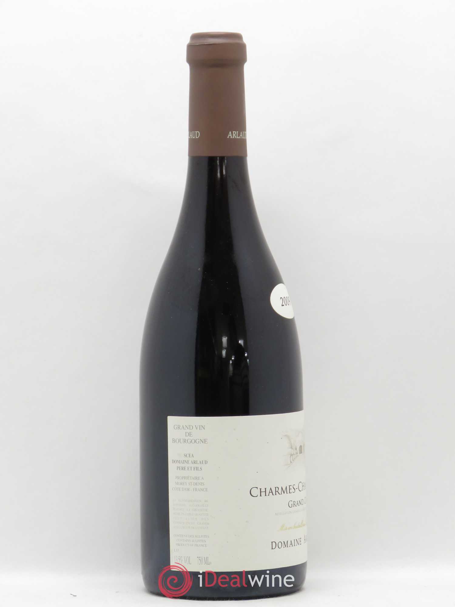 Charmes-Chambertin Grand Cru Arlaud 2009 - Lot de 1 bouteille - 1