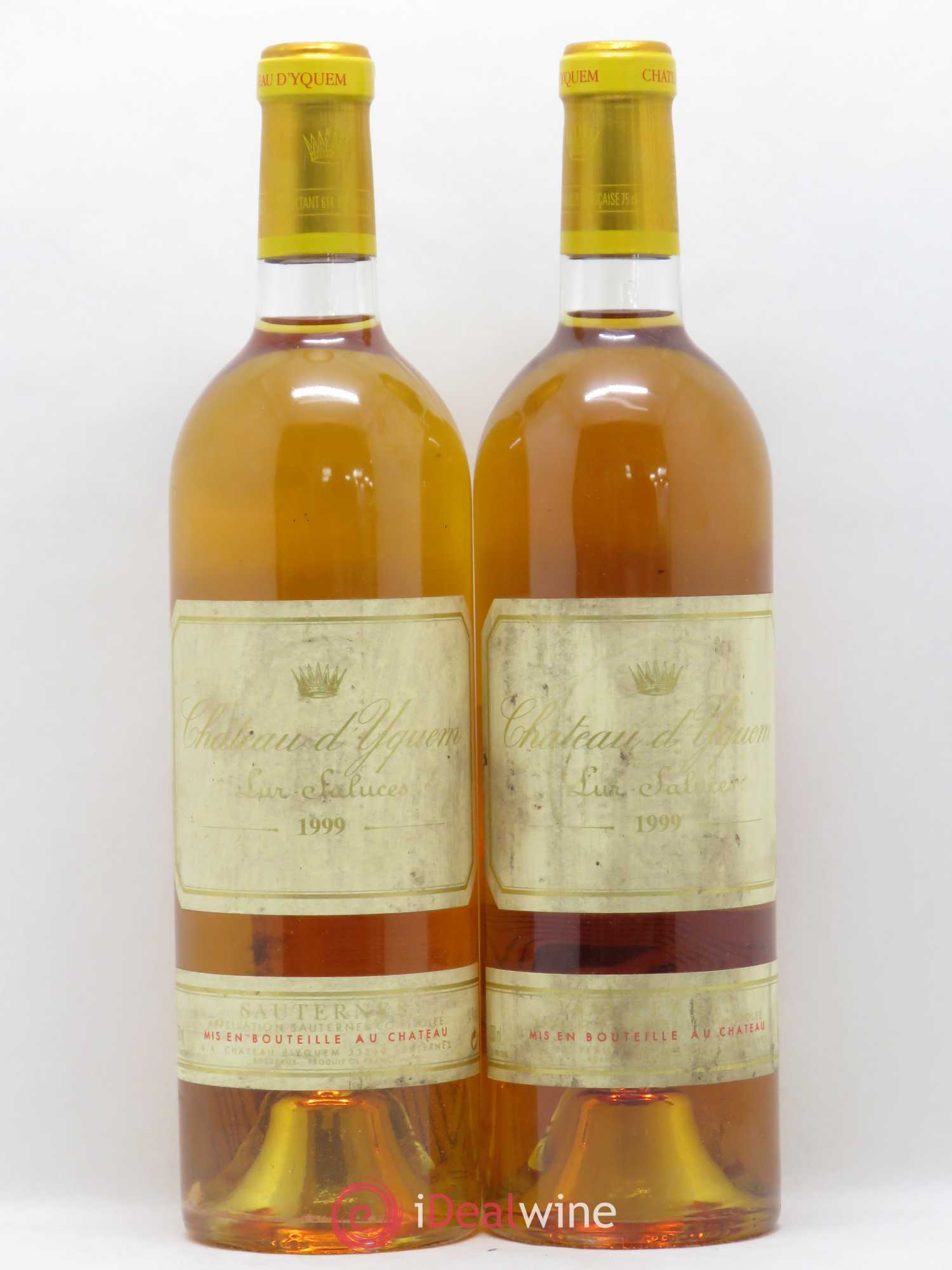 Château d' Yquem 1er Cru Classé Supérieur 1999 - Lotto di 2 bottiglie - 0