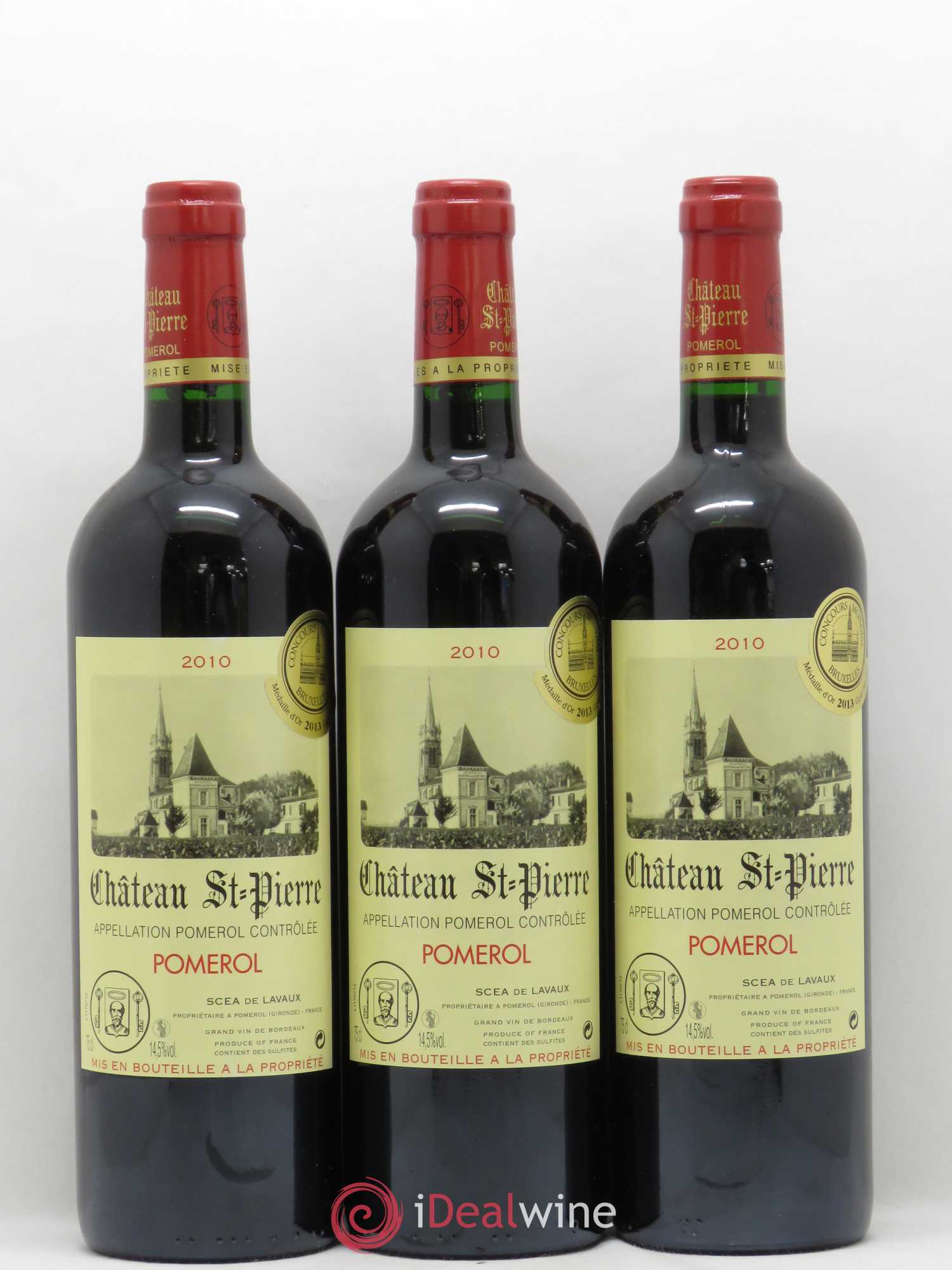 Château Saint-Pierre 2010 - Lot de 6 bouteilles - 1