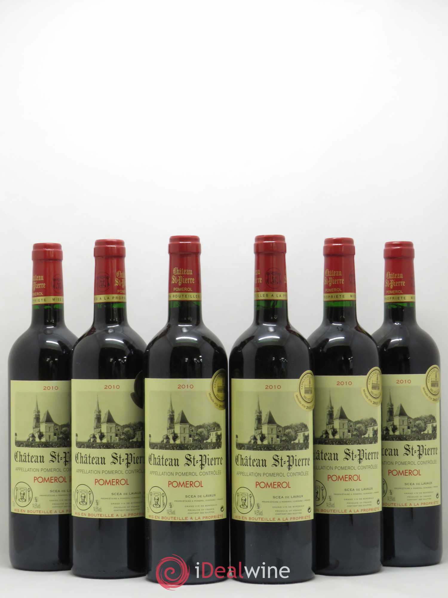 Château Saint-Pierre 2010 - Lot de 6 bouteilles - 0