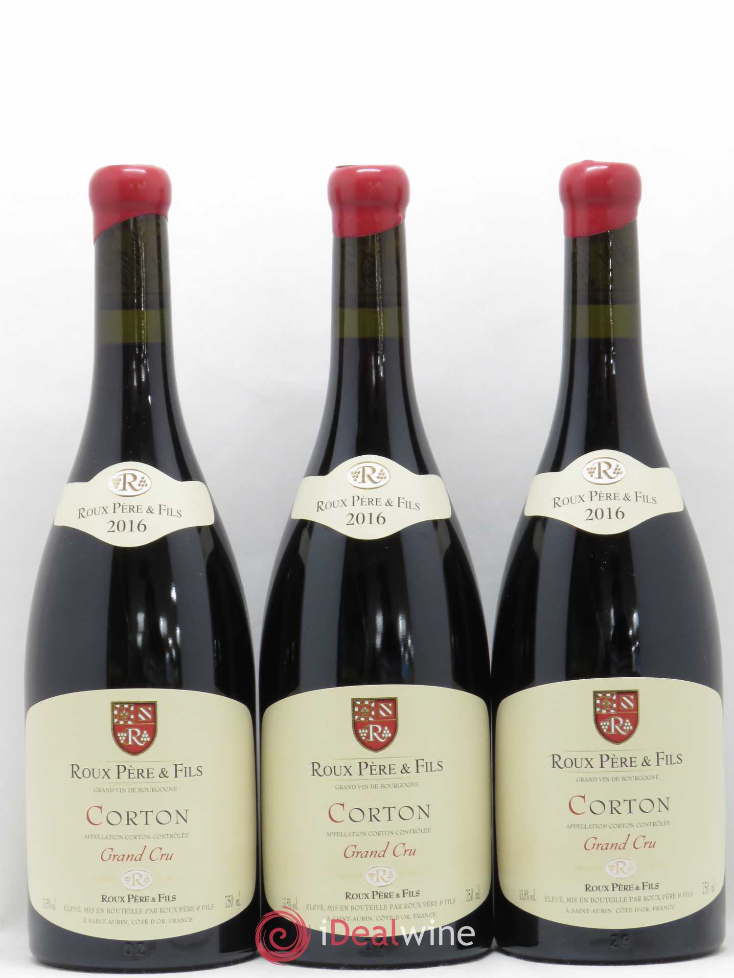 Corton Grand Cru Domaine Roux Père et Fils 2016 - Lot de 6 bouteilles - 1