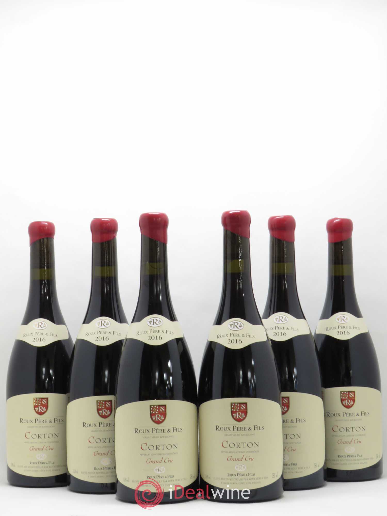 Corton Grand Cru Domaine Roux Père et Fils 2016 - Lot de 6 bouteilles - 0
