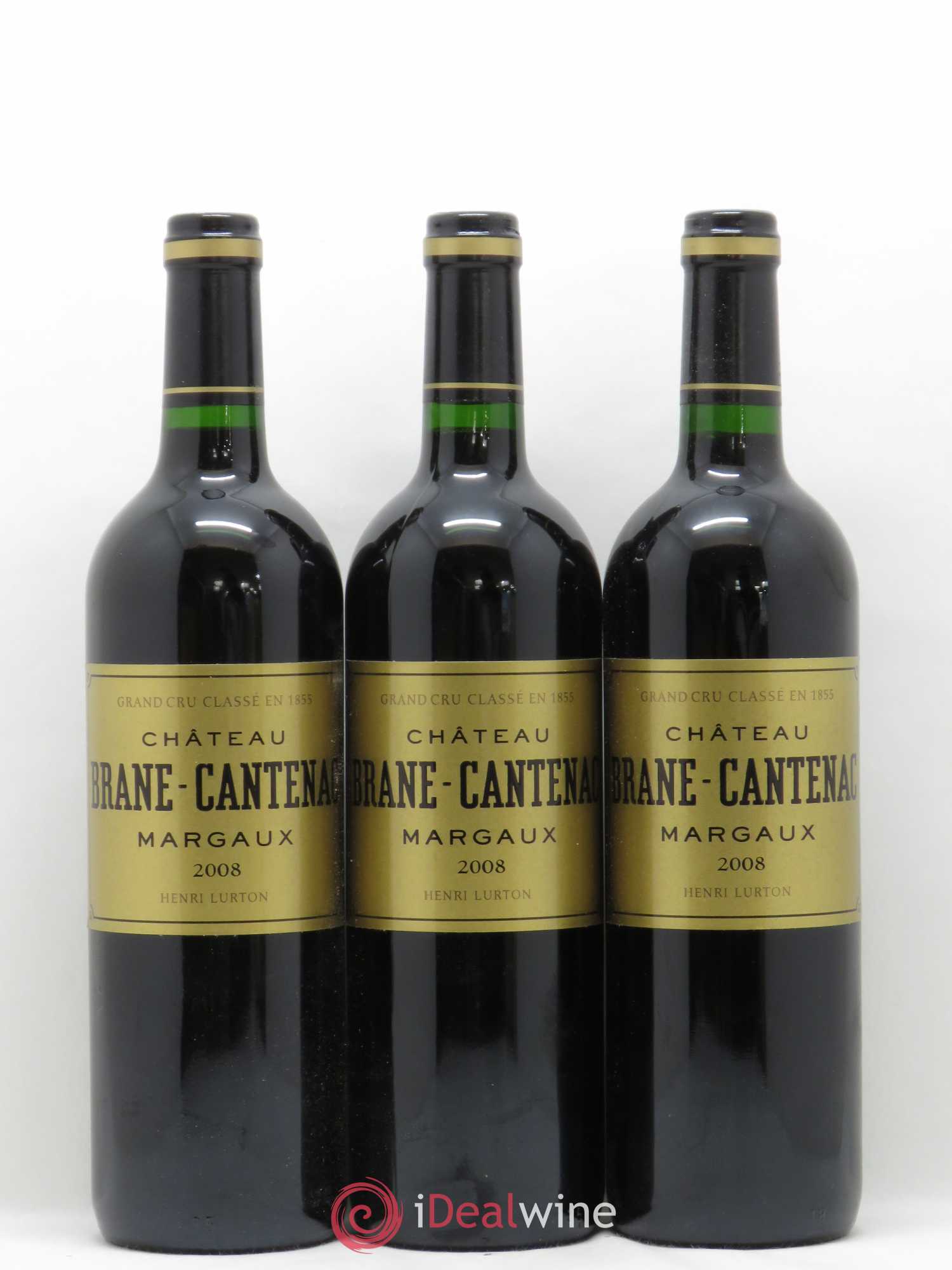 Château Brane Cantenac 2ème Grand Cru Classé 2008 - Lot de 6 bouteilles - 1