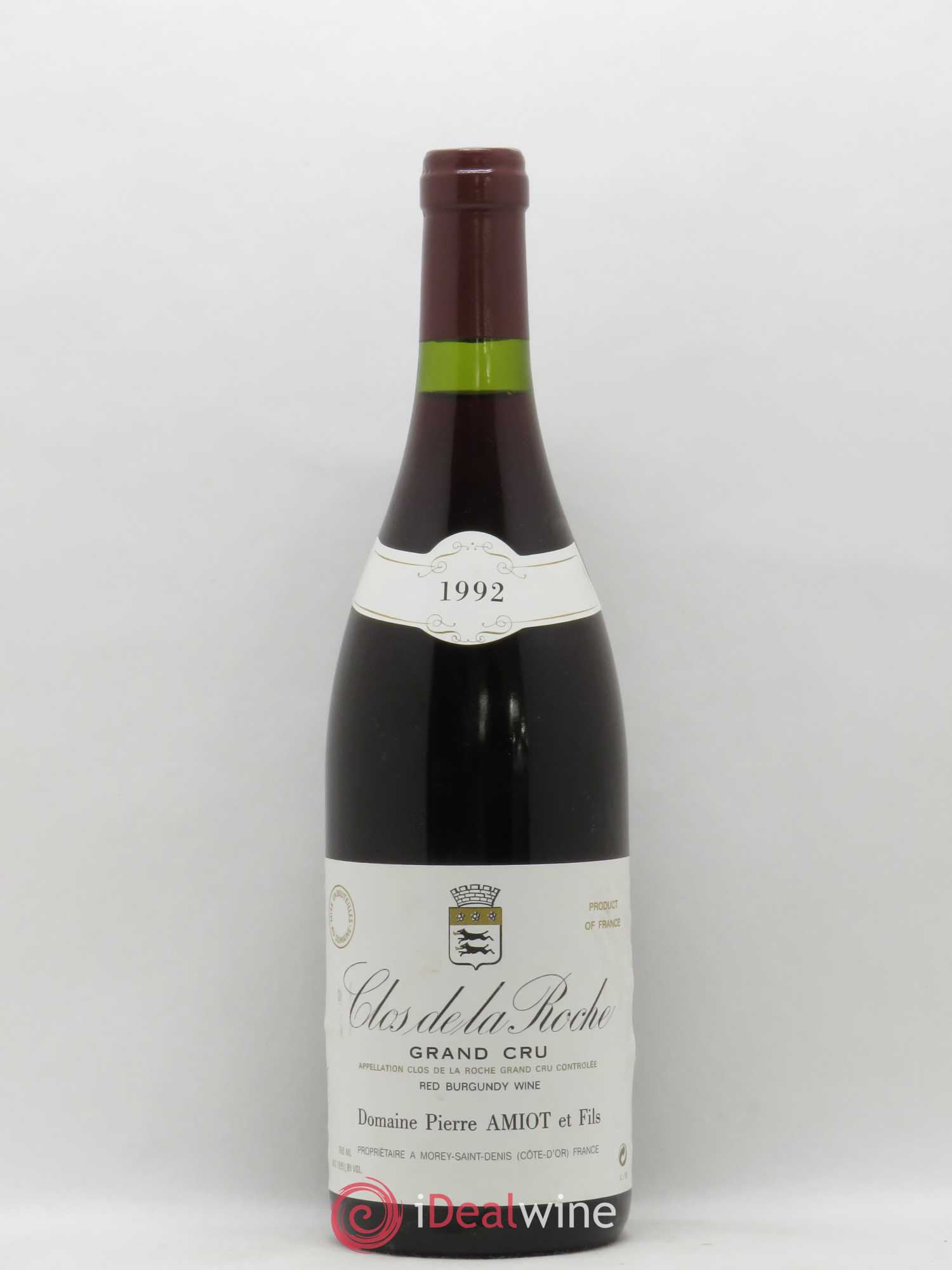 Clos de la Roche Grand Cru Pierre Amiot et Fils (Domaine) 1992 - Lot de 1 bouteille - 0