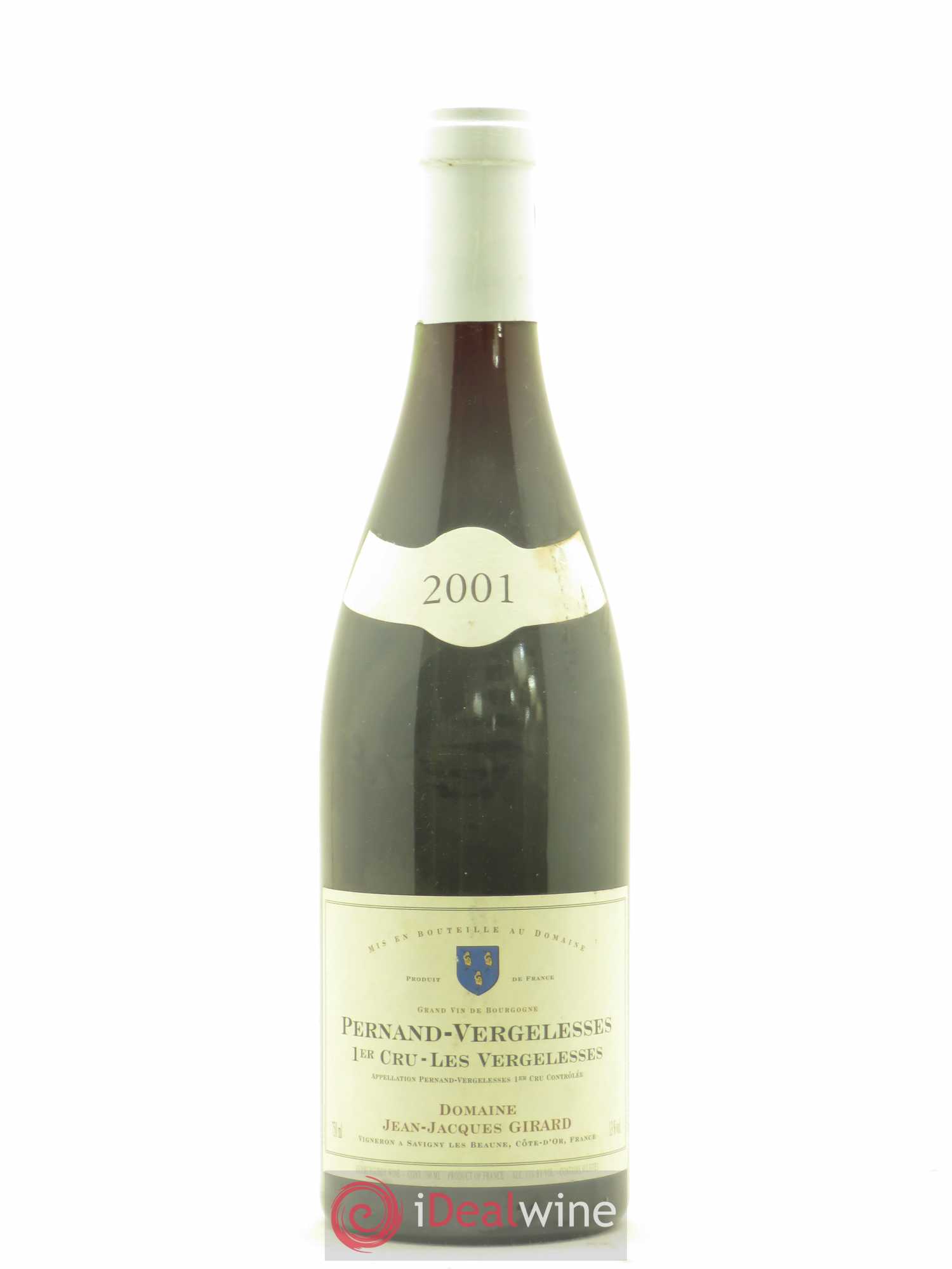 Pernand-Vergelesses 1er Cru Les Vergelesses Jean Jacques Girard 2001 - Posten von 1 Flasche - 0