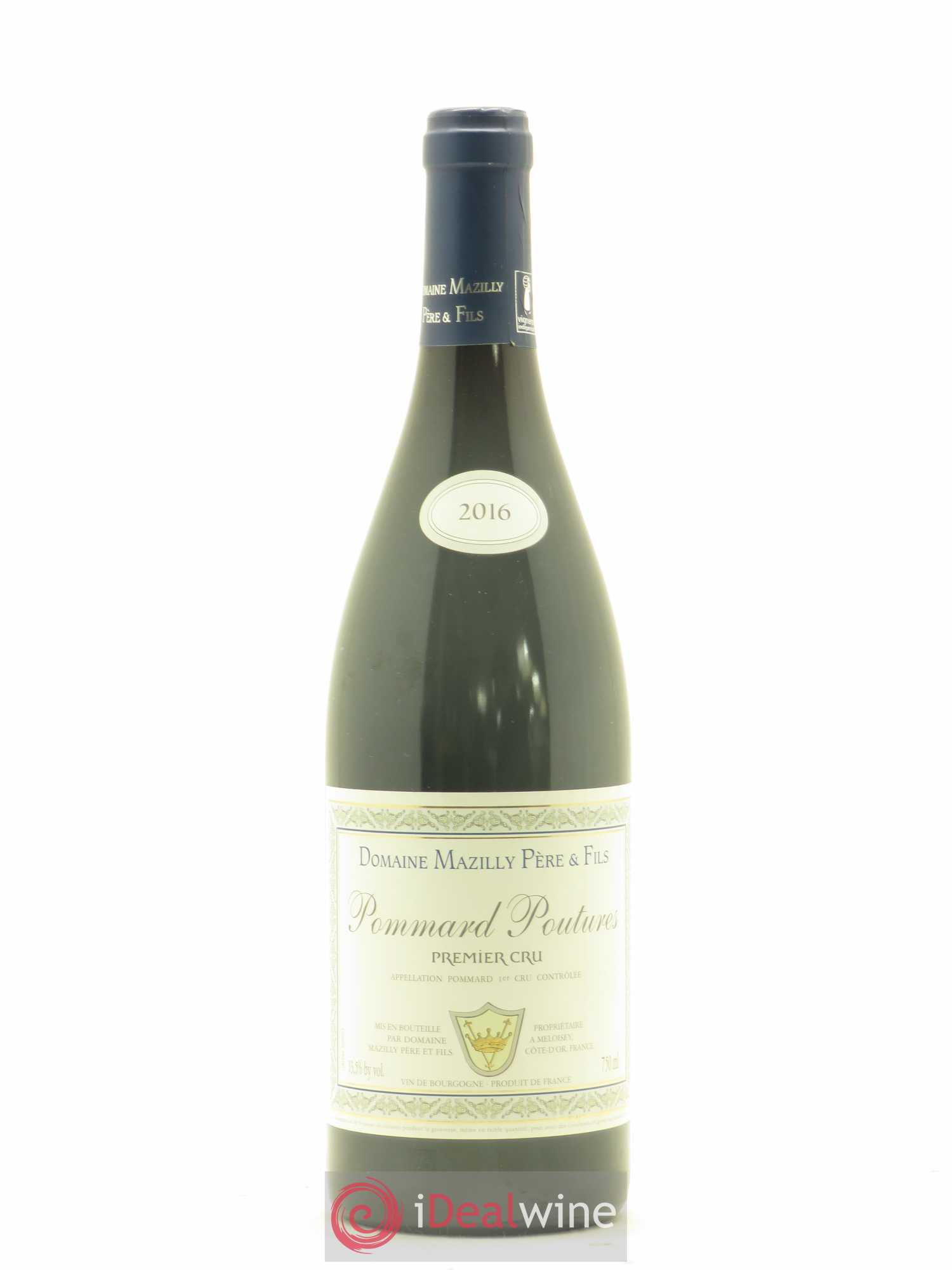 Pommard 1er Cru Poutures Mazilly Père et Fils 2016 - Posten von 1 Flasche - 0