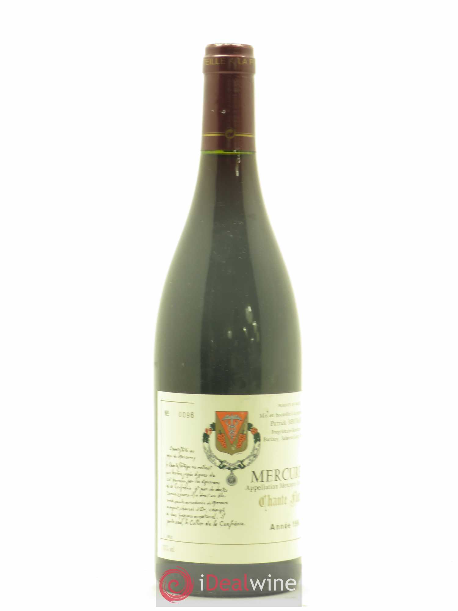 Mercurey Chante Flute Patrick Bertrand (sans prix de réserve) 1996 - Posten von 1 Flasche - 0